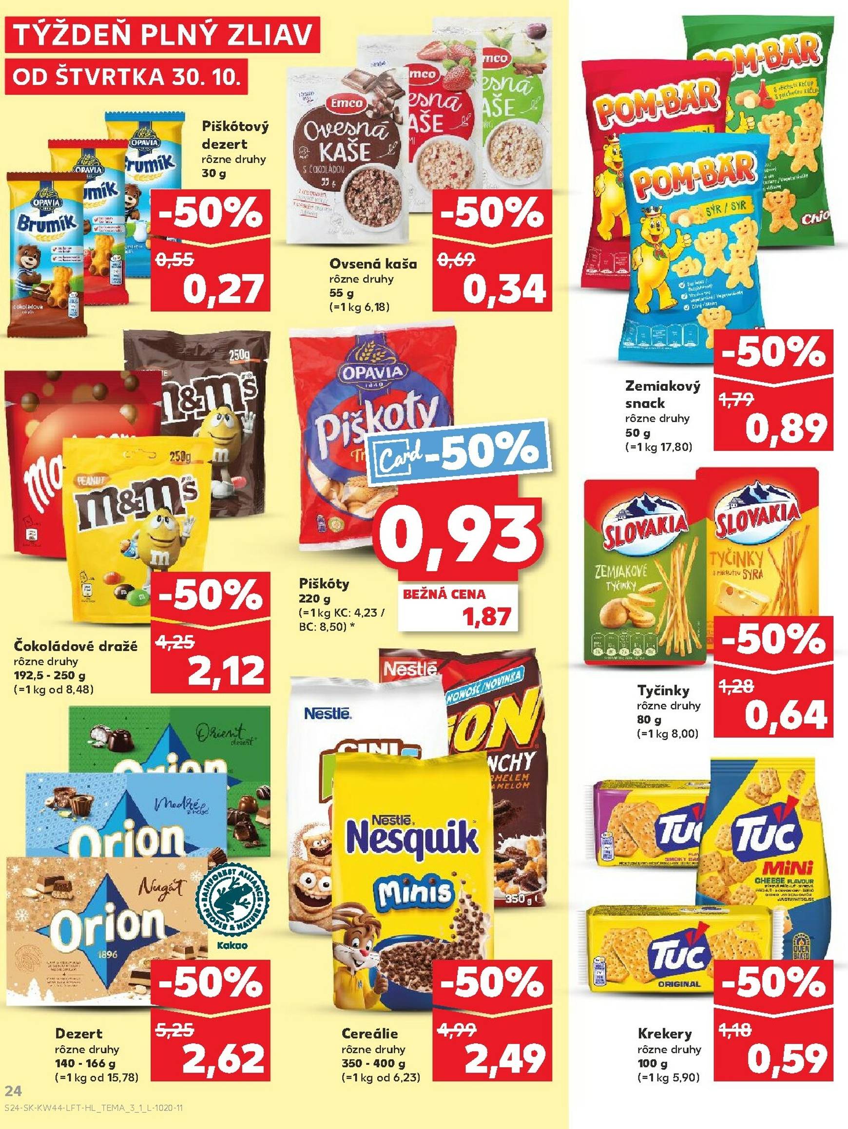 Page 24 of Aktuálny kaufland leták platný od štvrtka 30.10 do 05.11