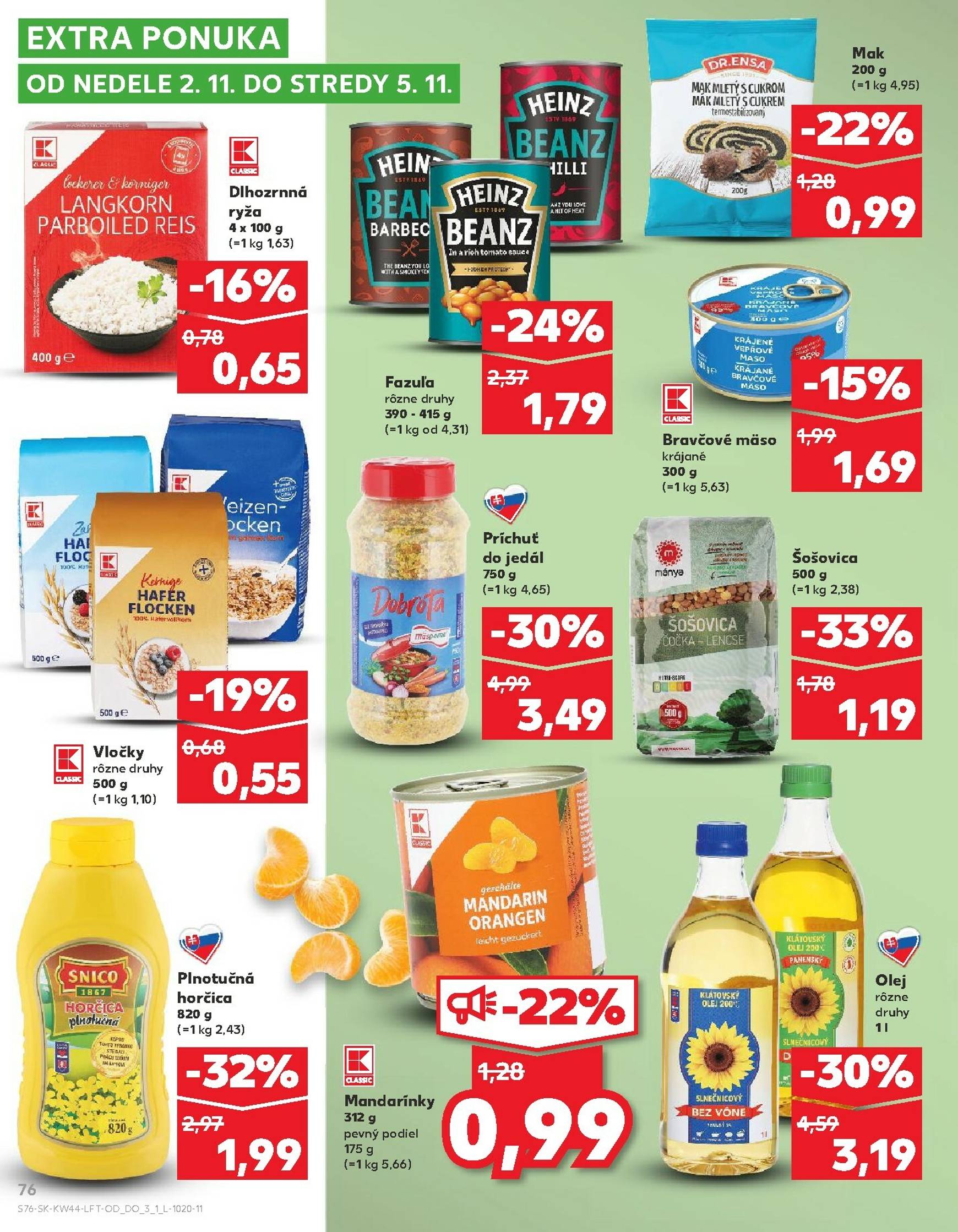 Page 76 of Aktuálny kaufland leták platný od štvrtka 30.10 do 05.11