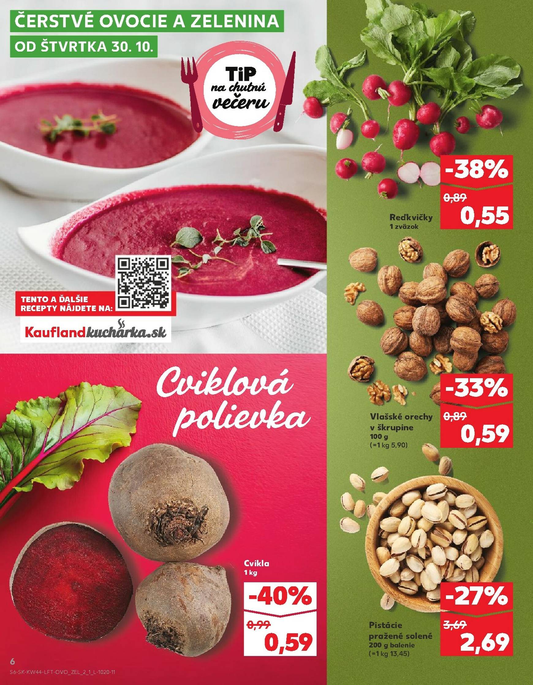Page 6 of Aktuálny kaufland leták platný od štvrtka 30.10 do 05.11