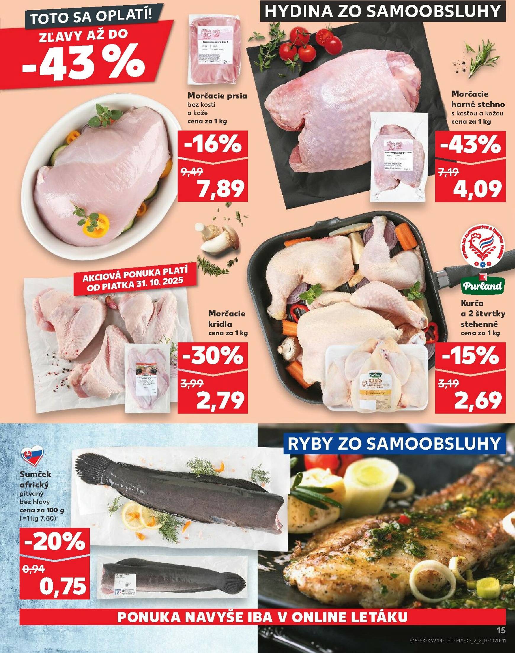 Page 15 of Aktuálny kaufland leták platný od štvrtka 30.10 do 05.11