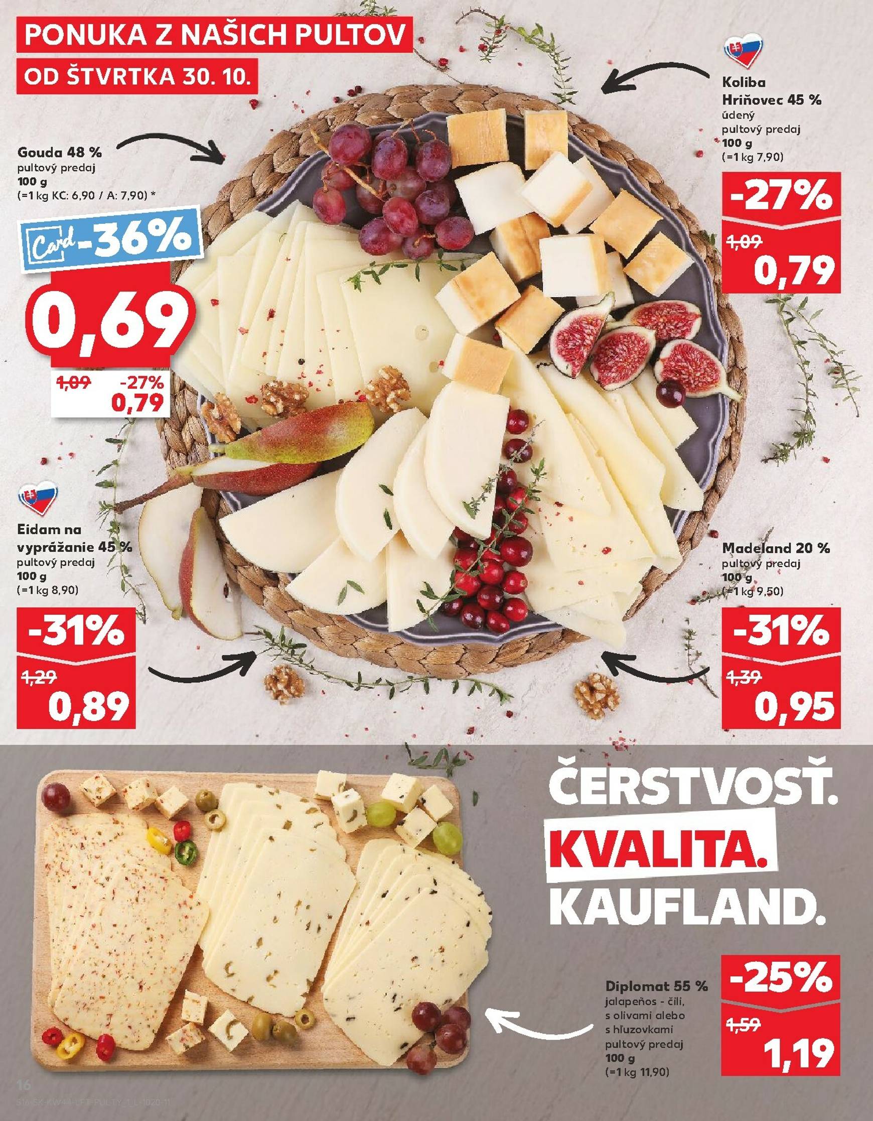 Page 16 of Aktuálny kaufland leták platný od štvrtka 30.10 do 05.11
