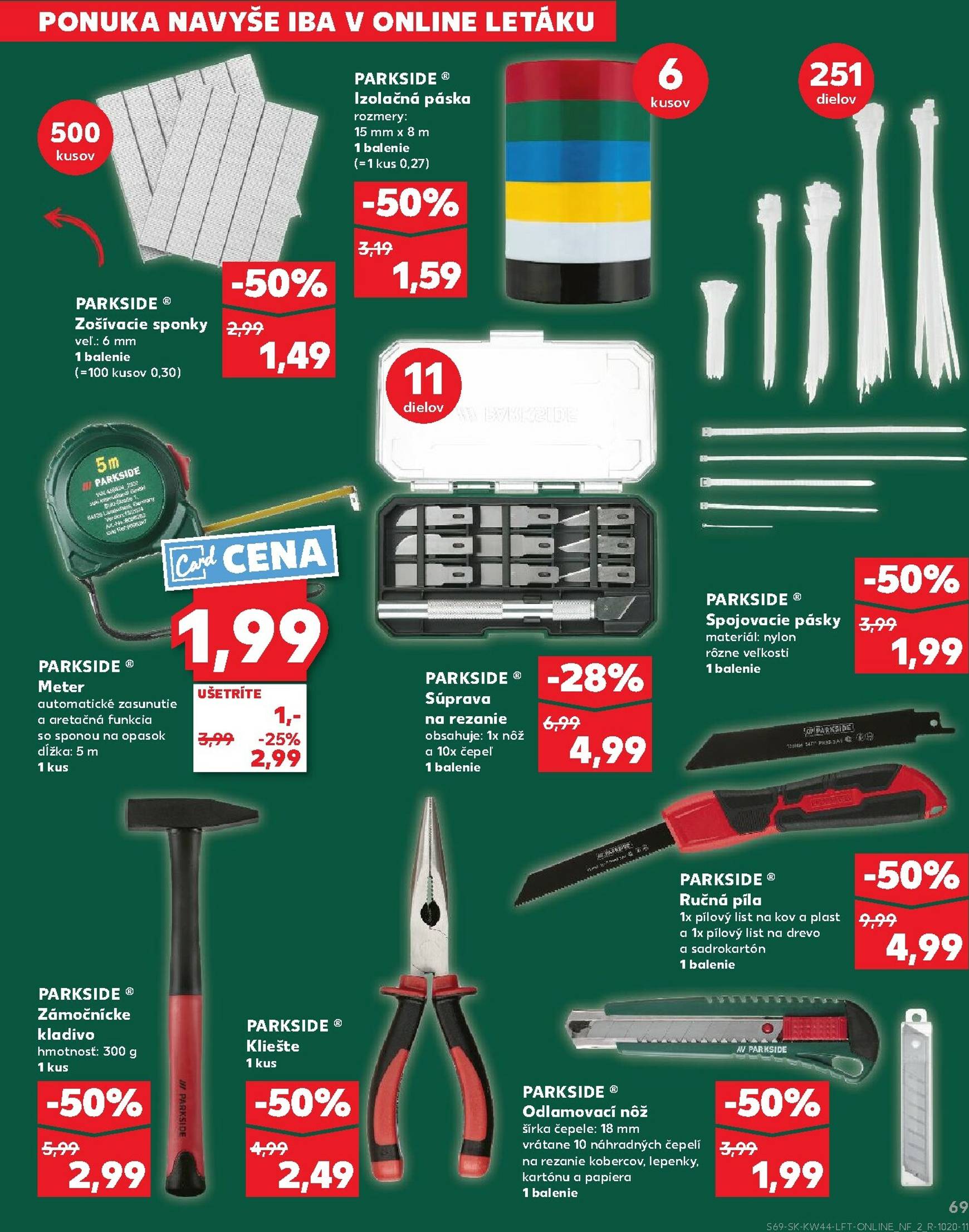 Page 69 of Aktuálny kaufland leták platný od štvrtka 30.10 do 05.11