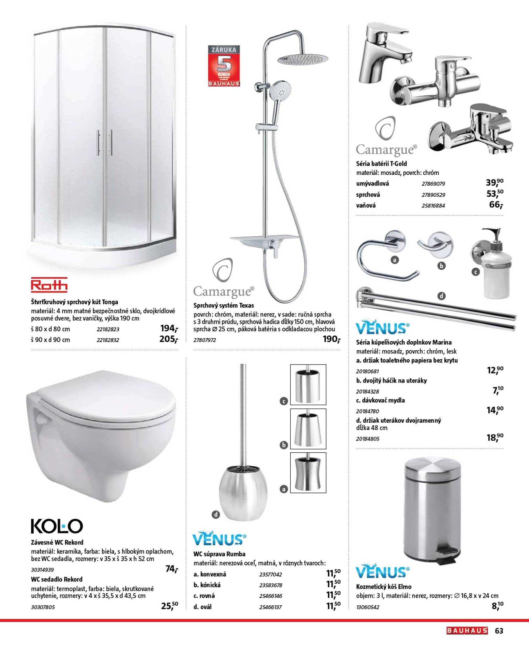 Page 63 of Aktuálny bauhaus leták platný od piatka 30.10 do 30.03