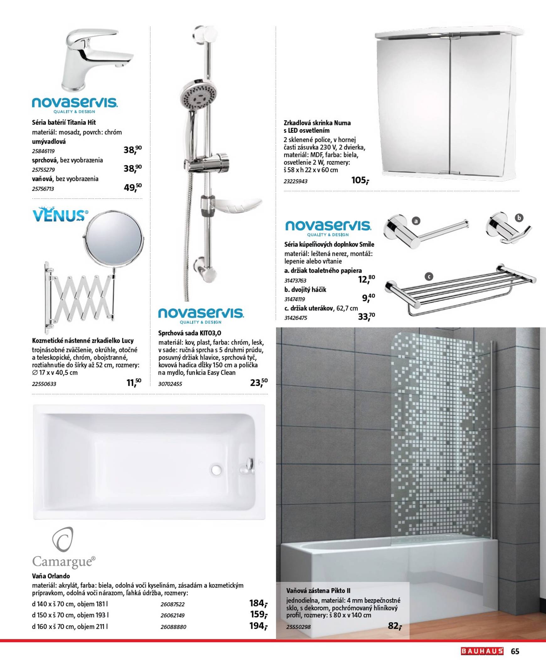 Page 65 of Aktuálny bauhaus leták platný od piatka 30.10 do 30.03