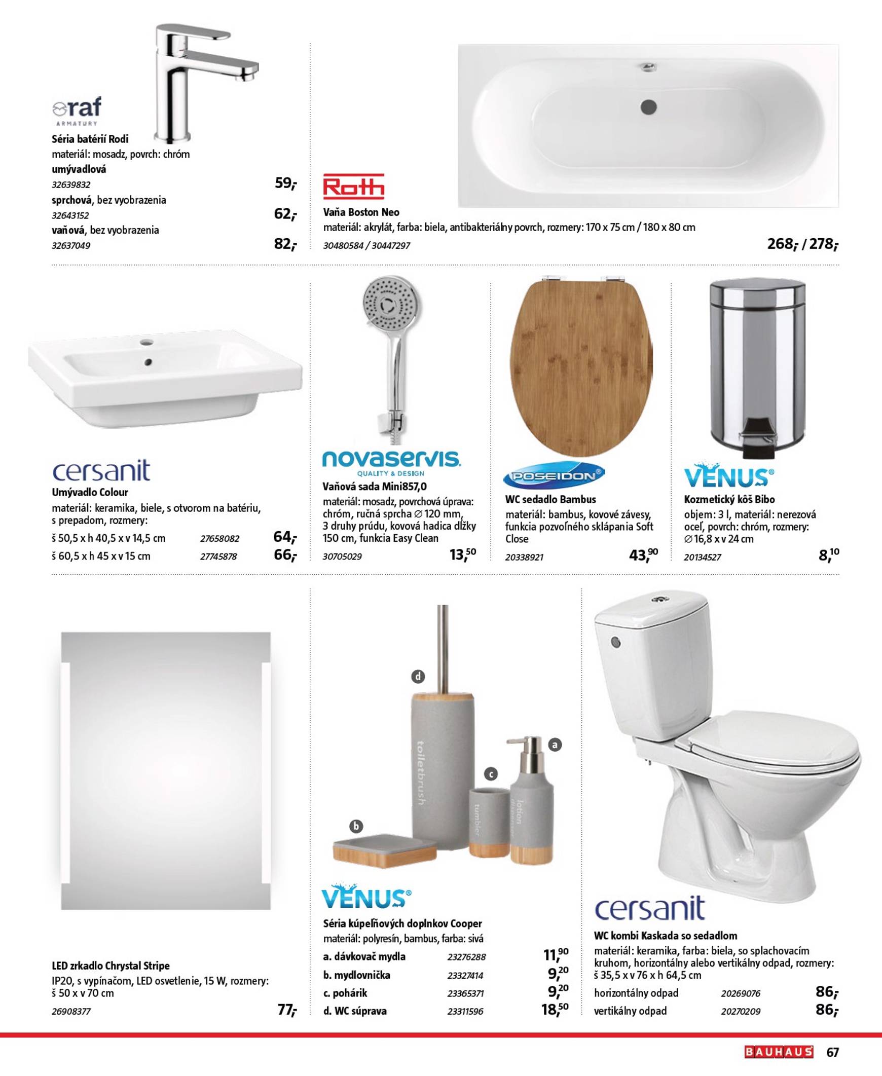 Page 67 of Aktuálny bauhaus leták platný od piatka 30.10 do 30.03