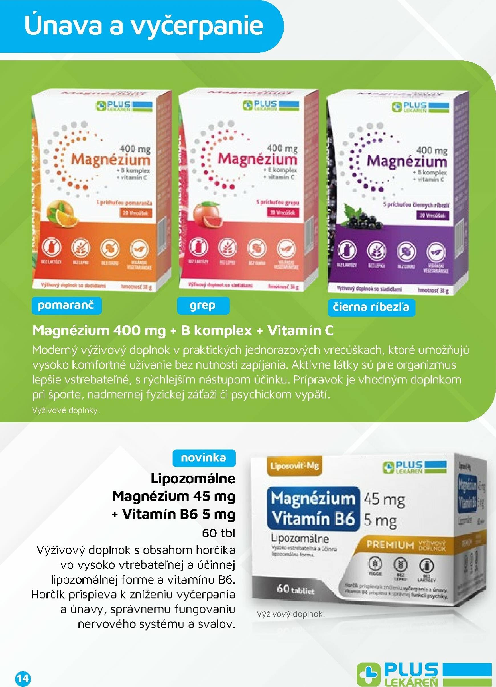 Page 14 of Aktuálny plus-lekaren leták platný od utorka 25.02 do 31.12