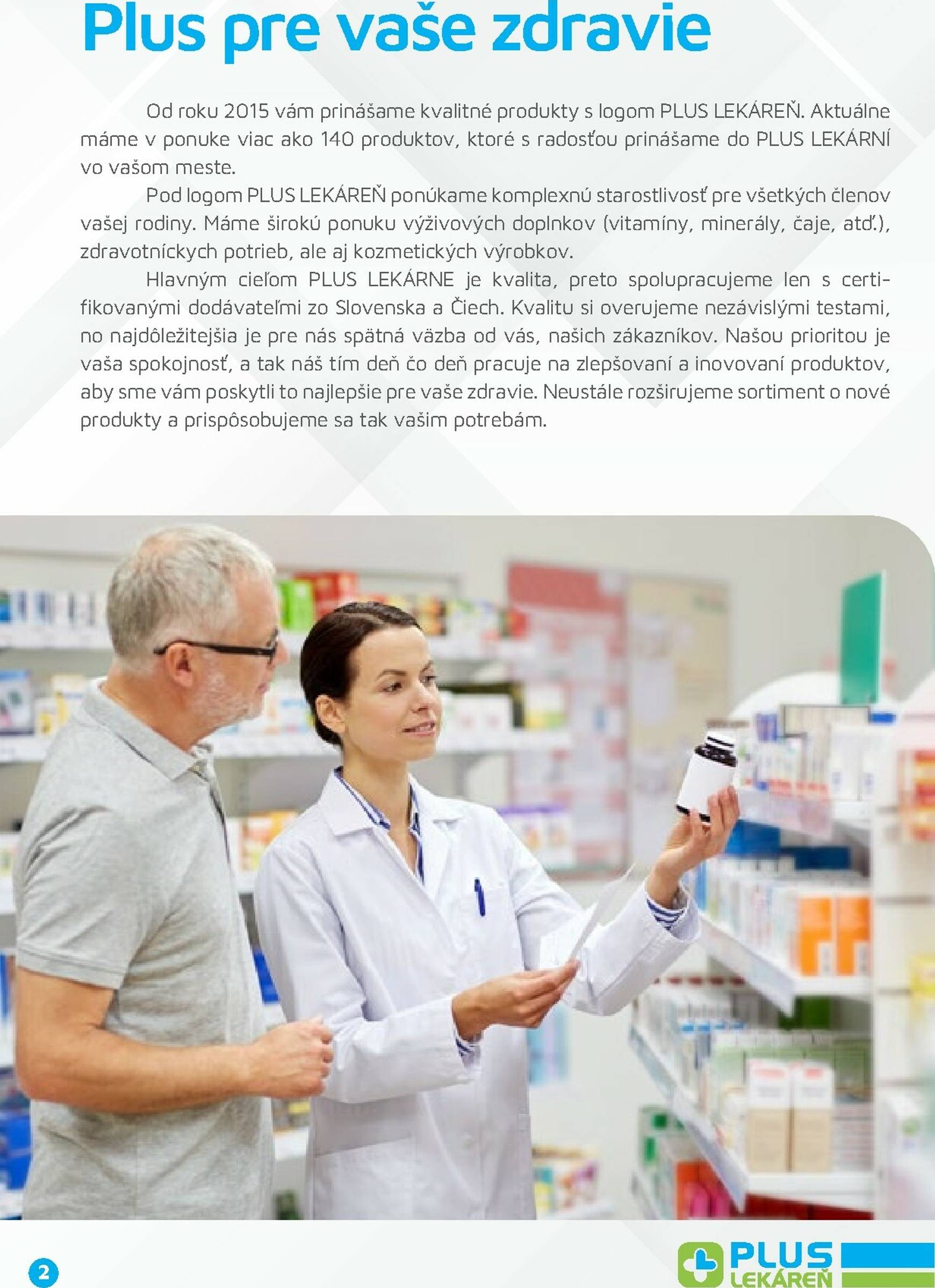 Page 2 of Aktuálny plus-lekaren leták platný od utorka 25.02 do 31.12