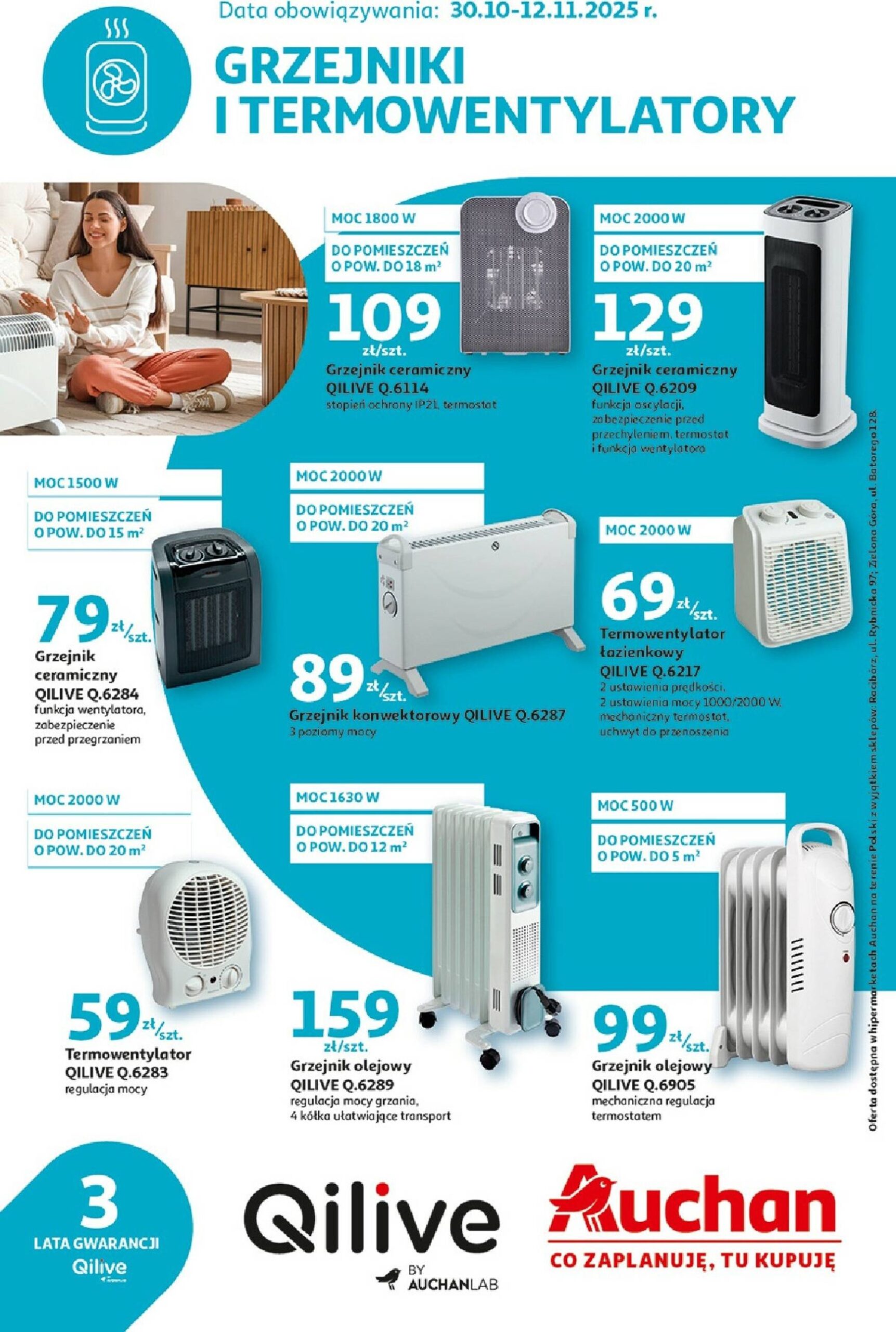 Page 1 of Aktuálny auchan-polsko leták platný od štvrtka 30.10 do 12.11