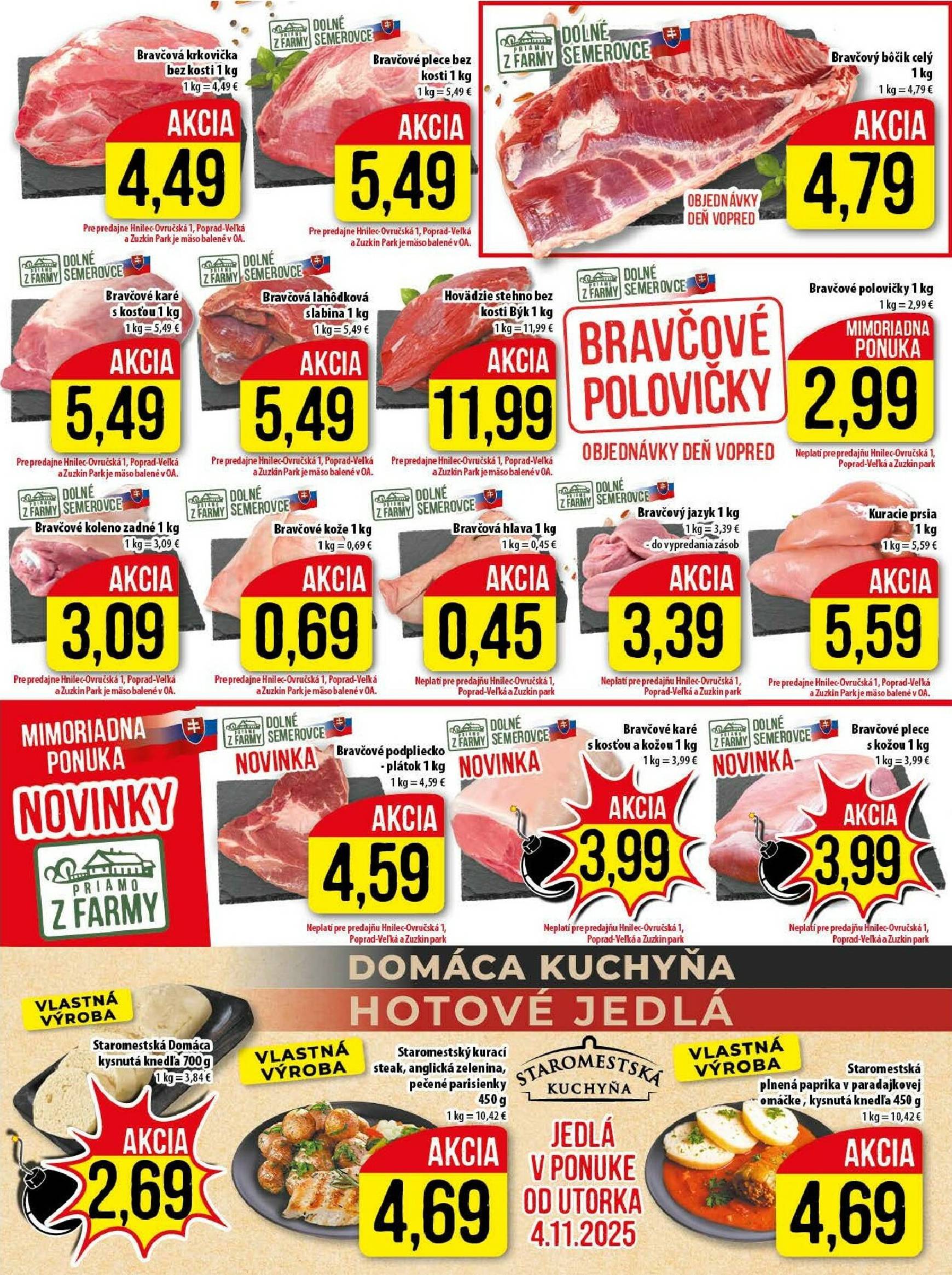 Page 5 of Aktuálny klas leták platný od pondelka 03.11 do 09.11