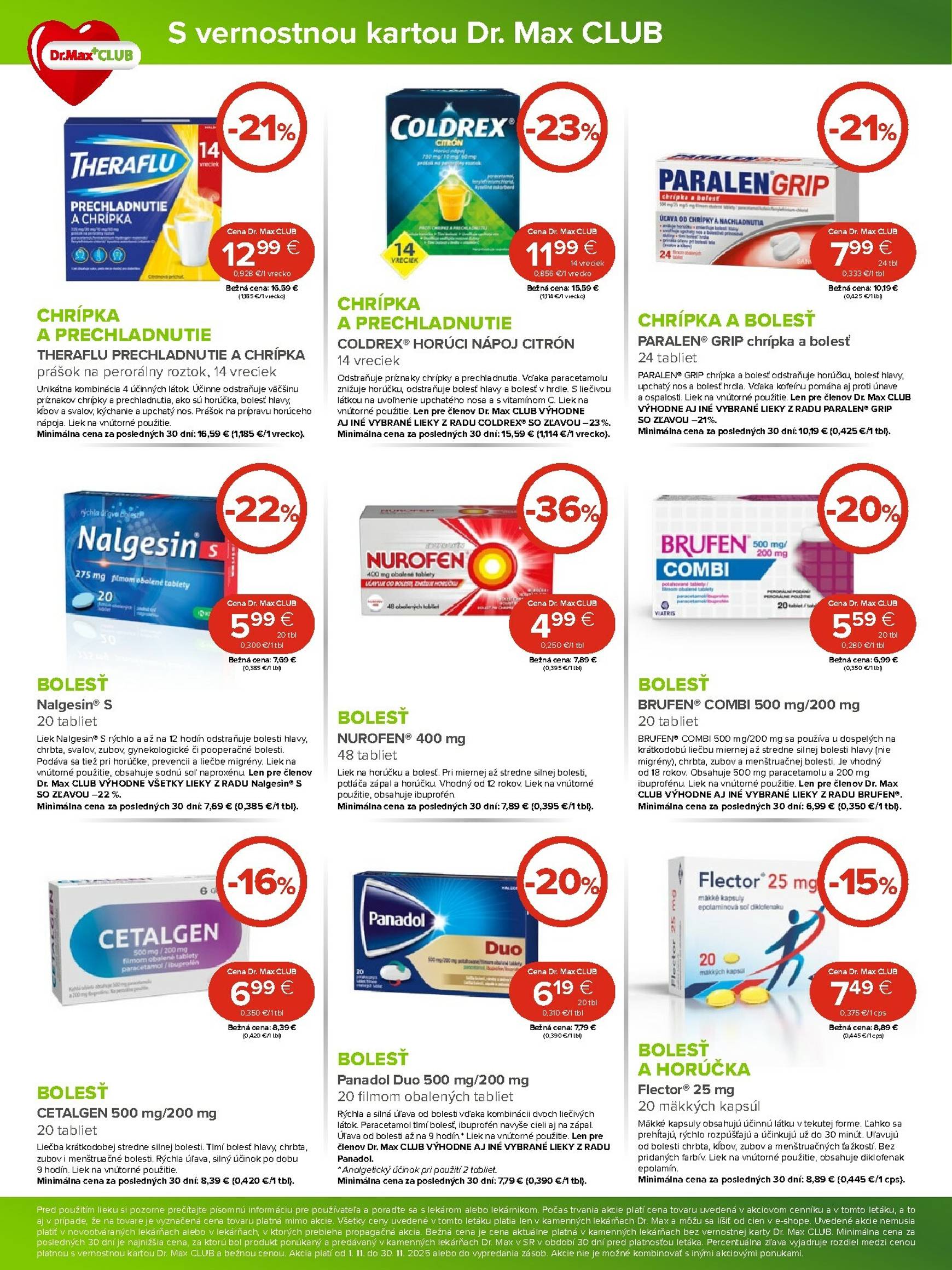 Page 2 of Aktuálny dr-max leták platný od soboty 01.11 do 30.11