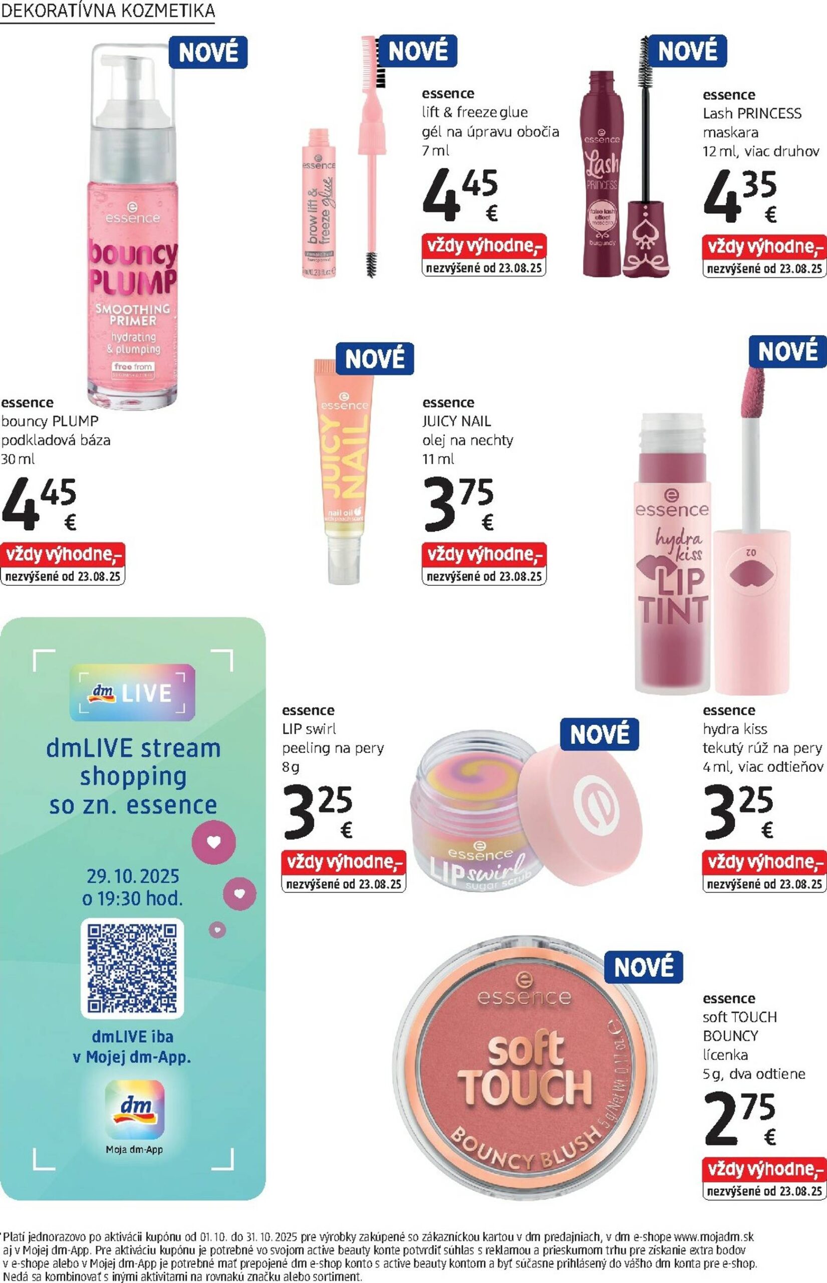 Page 8 of Aktuálny dm-drogerie leták platný od stredy 01.10 do 31.10