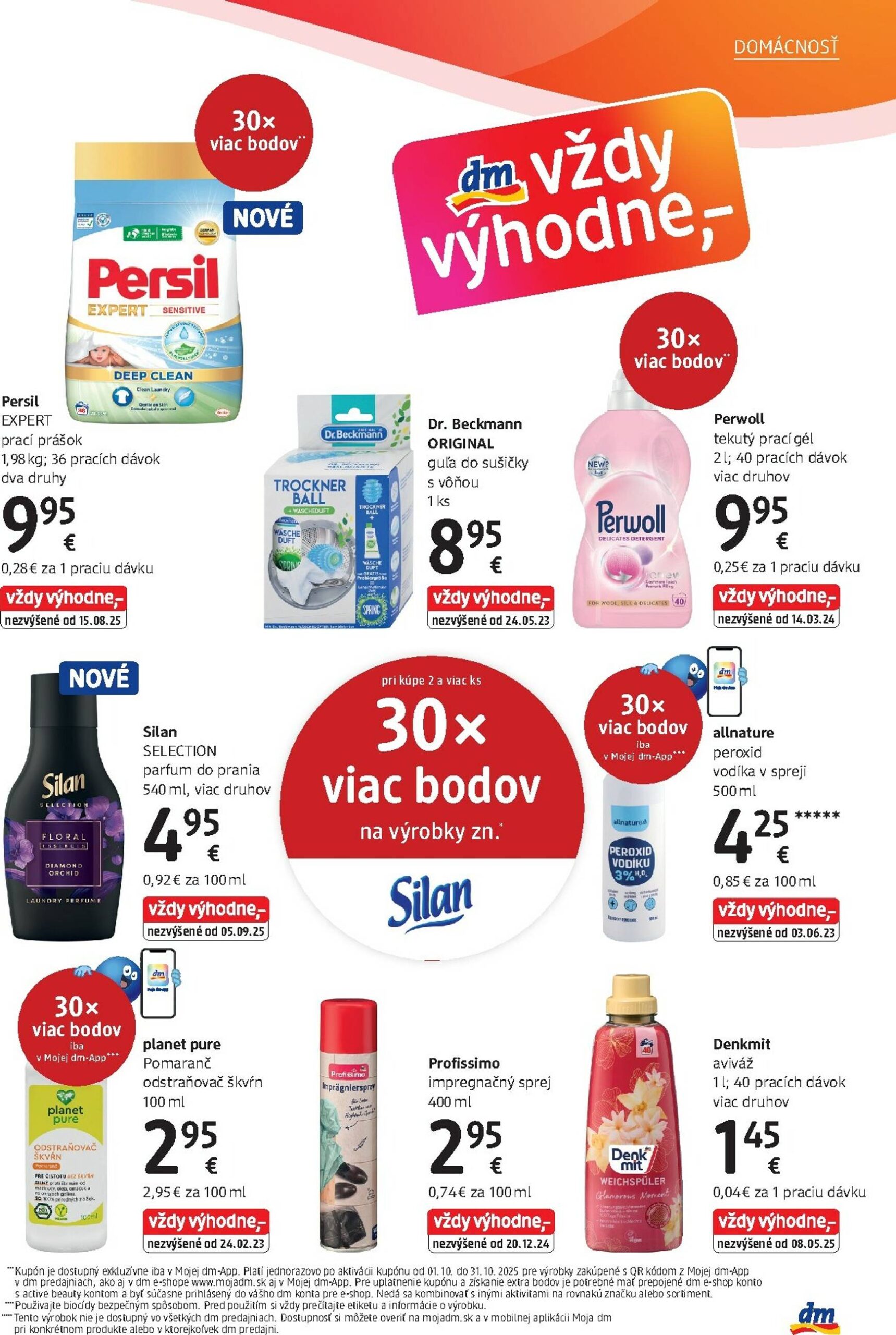 Page 31 of Aktuálny dm-drogerie leták platný od stredy 01.10 do 31.10