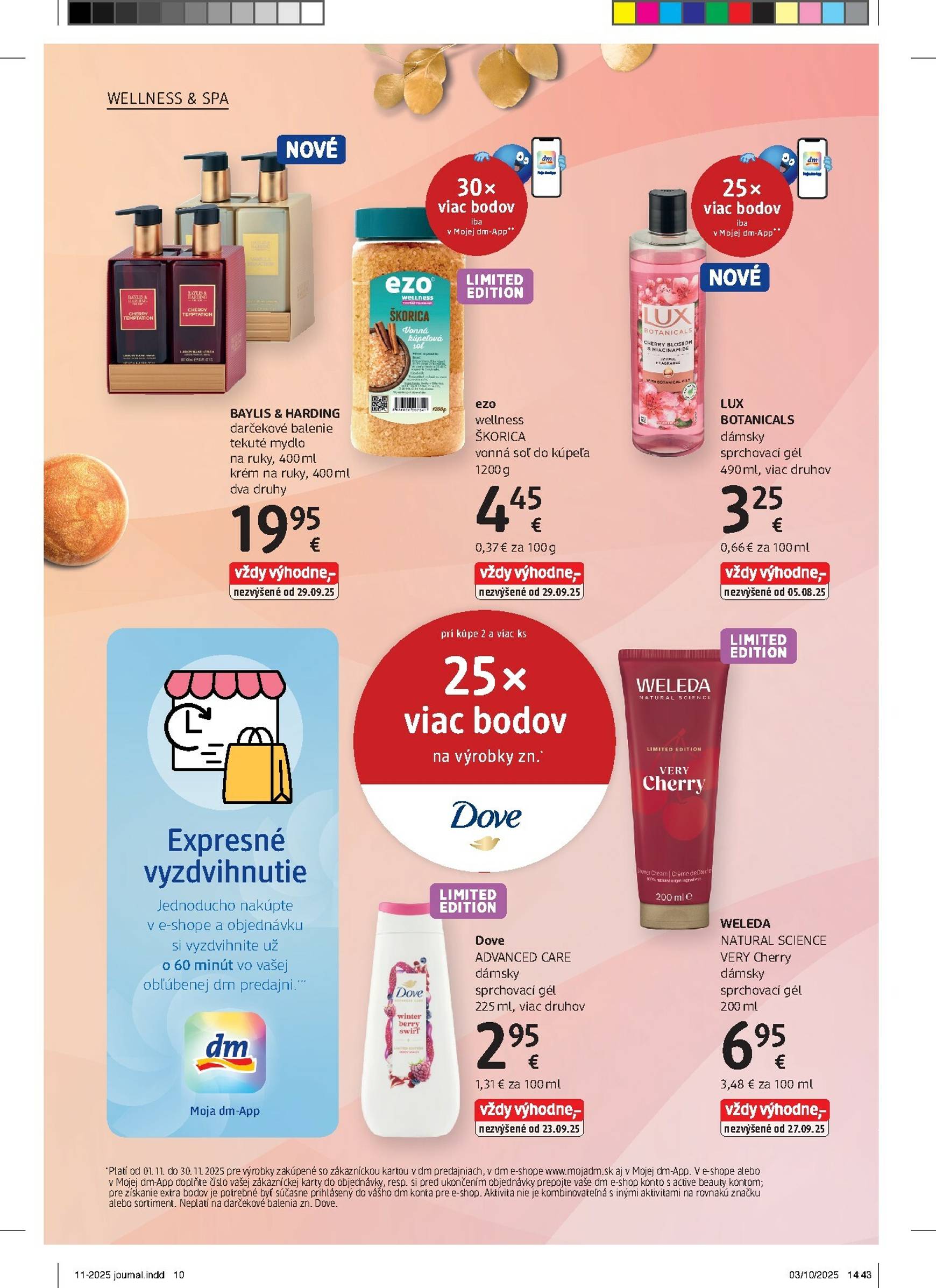 Page 10 of Aktuálny dm-drogerie leták platný od soboty 01.11 do 30.11