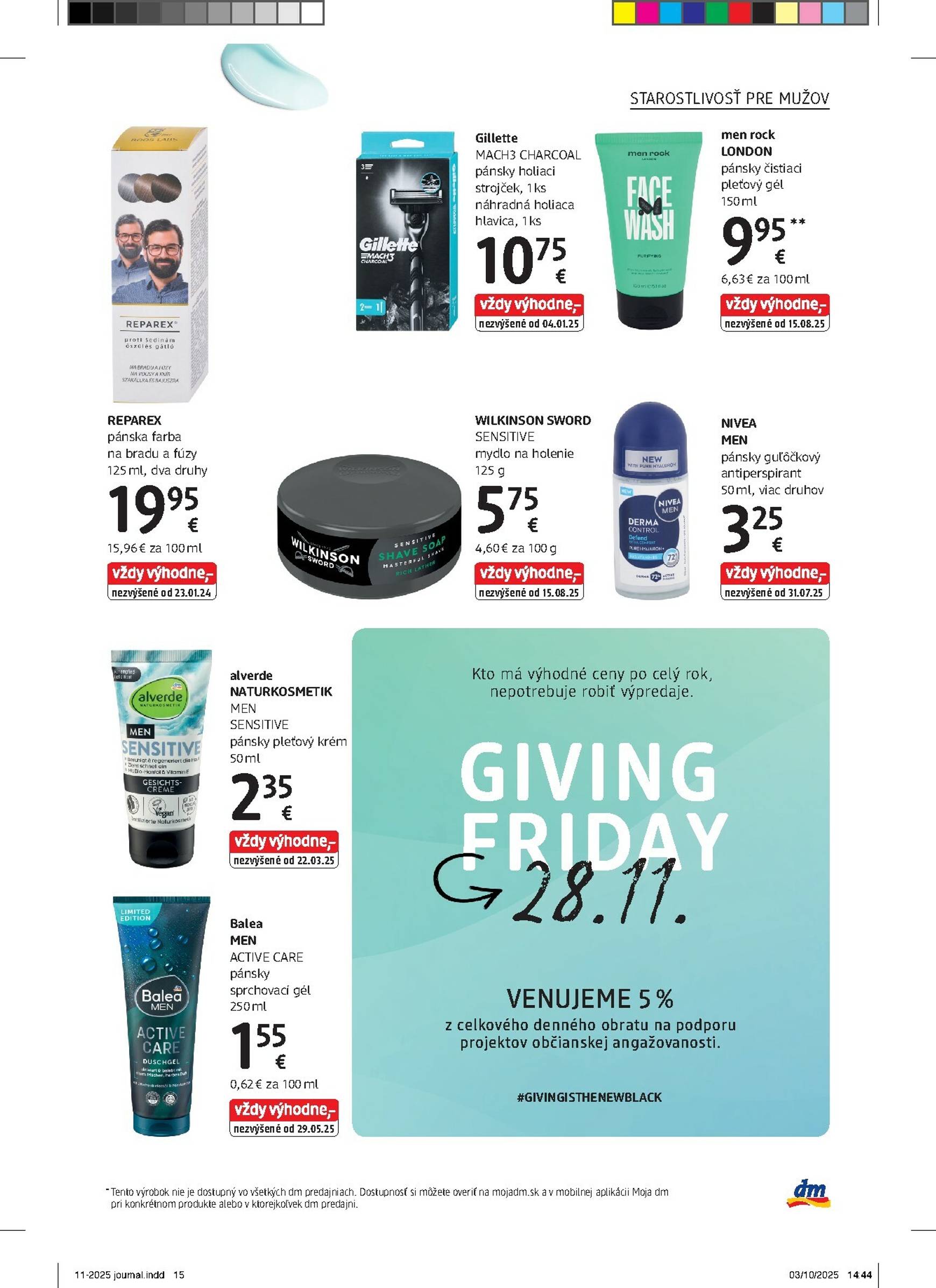Page 15 of Aktuálny dm-drogerie leták platný od soboty 01.11 do 30.11