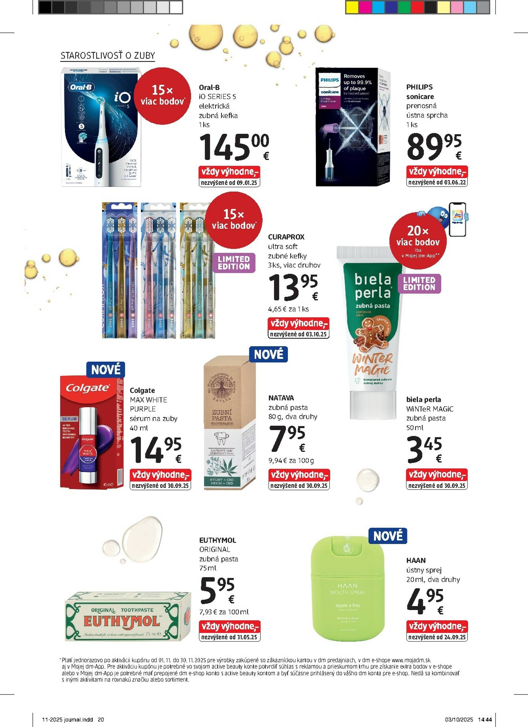 Page 20 of Aktuálny dm-drogerie leták platný od soboty 01.11 do 30.11