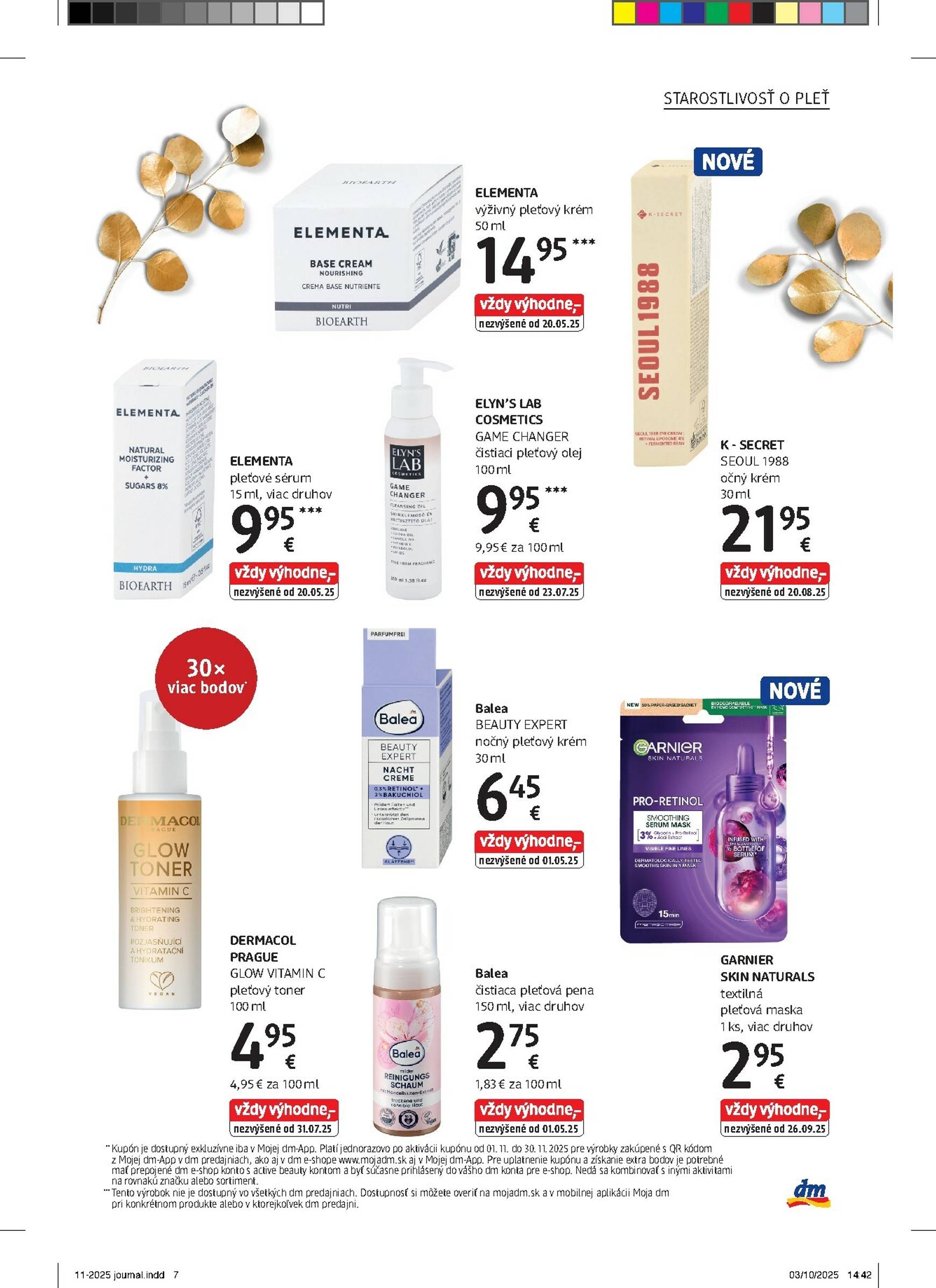 Page 7 of Aktuálny dm-drogerie leták platný od soboty 01.11 do 30.11