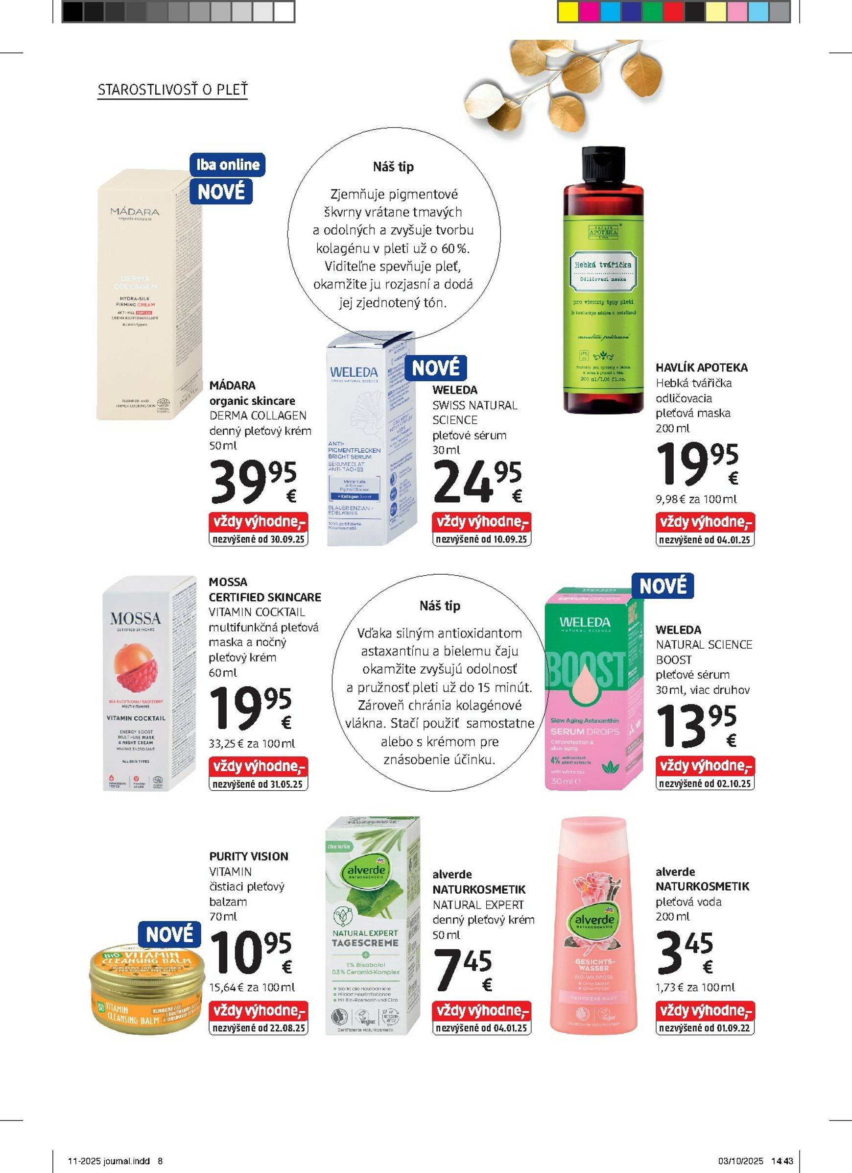 Page 8 of Aktuálny dm-drogerie leták platný od soboty 01.11 do 30.11