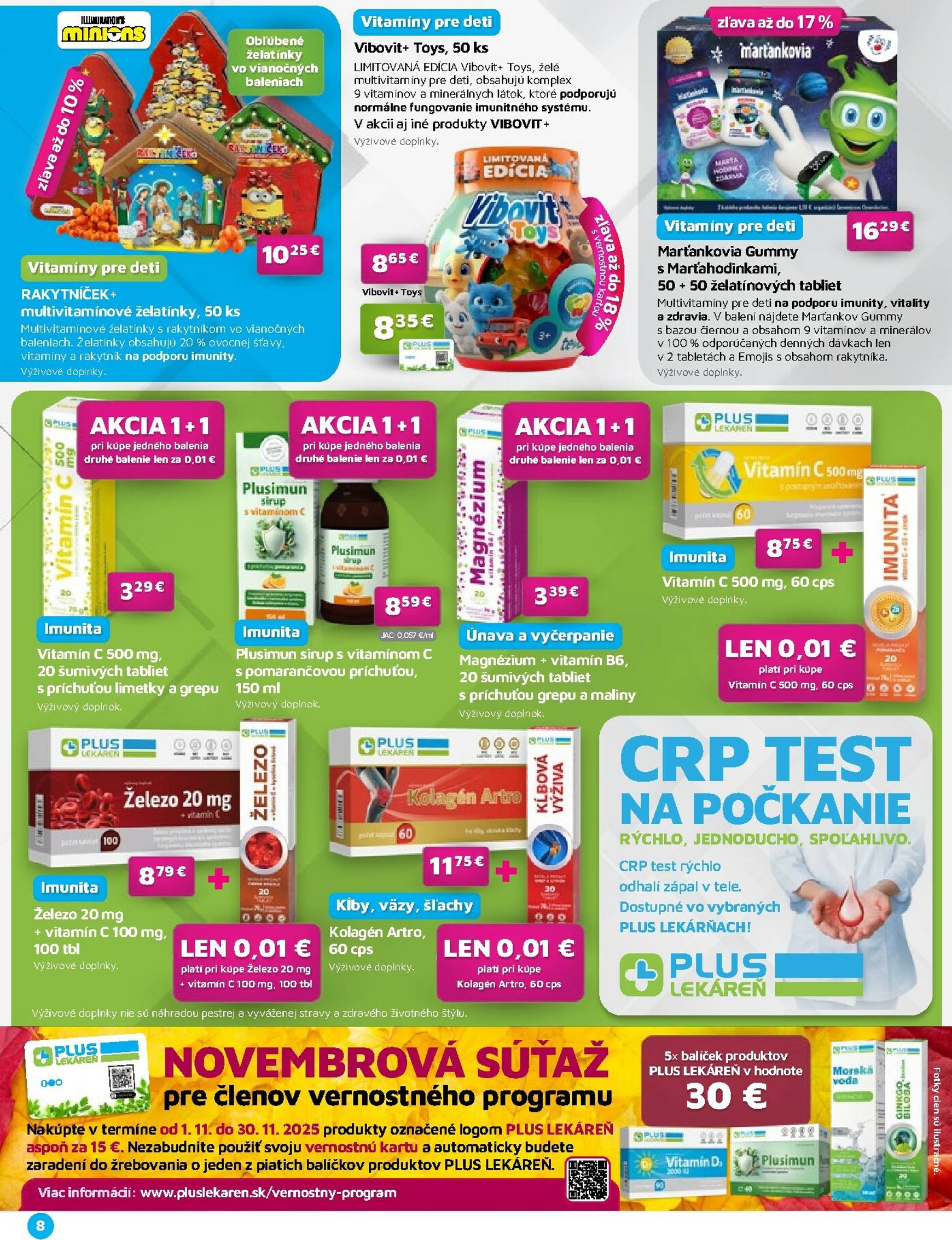 Page 8 of Aktuálny plus-lekaren leták platný od soboty 01.11 do 30.11