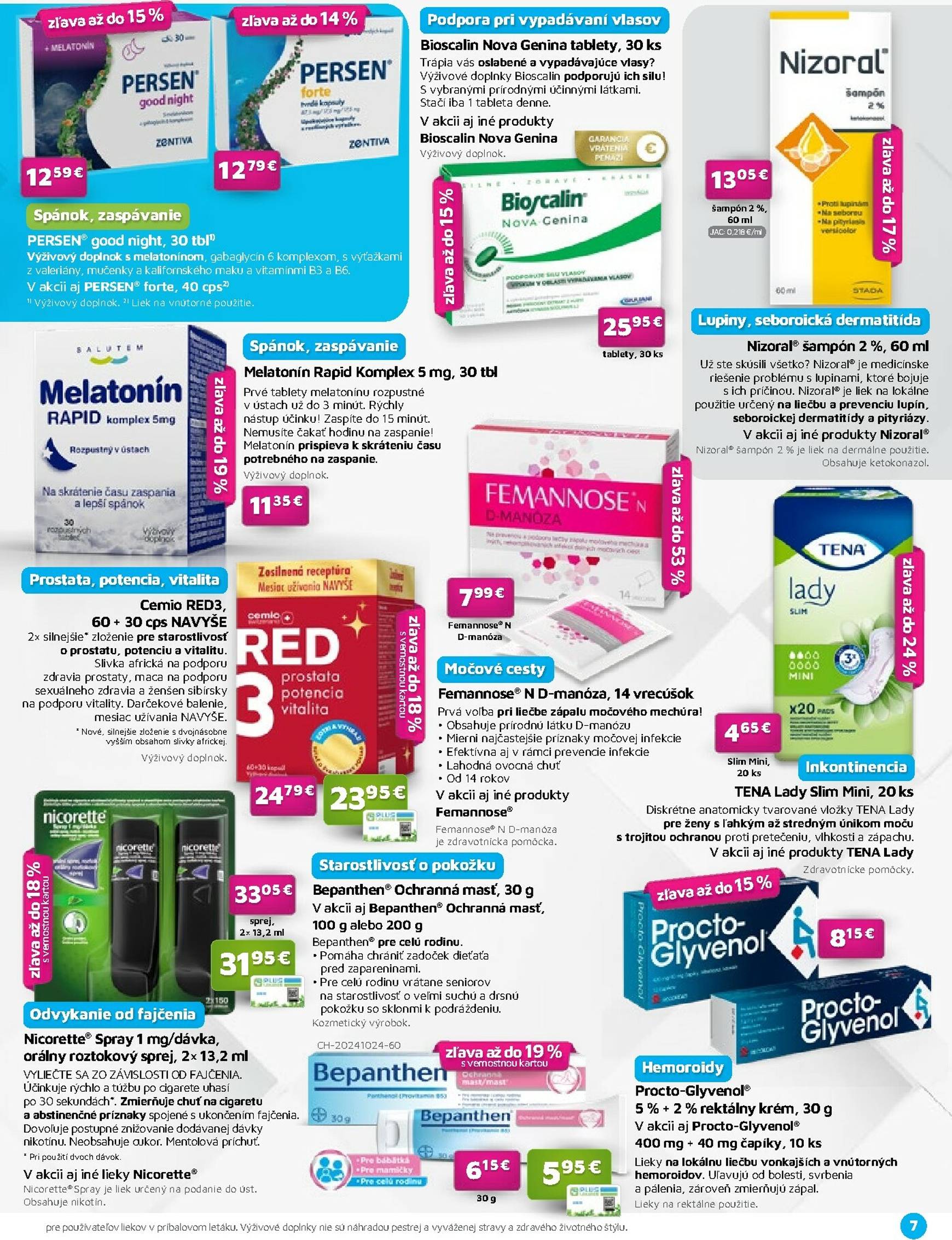 Page 7 of Aktuálny plus-lekaren leták platný od soboty 01.11 do 30.11