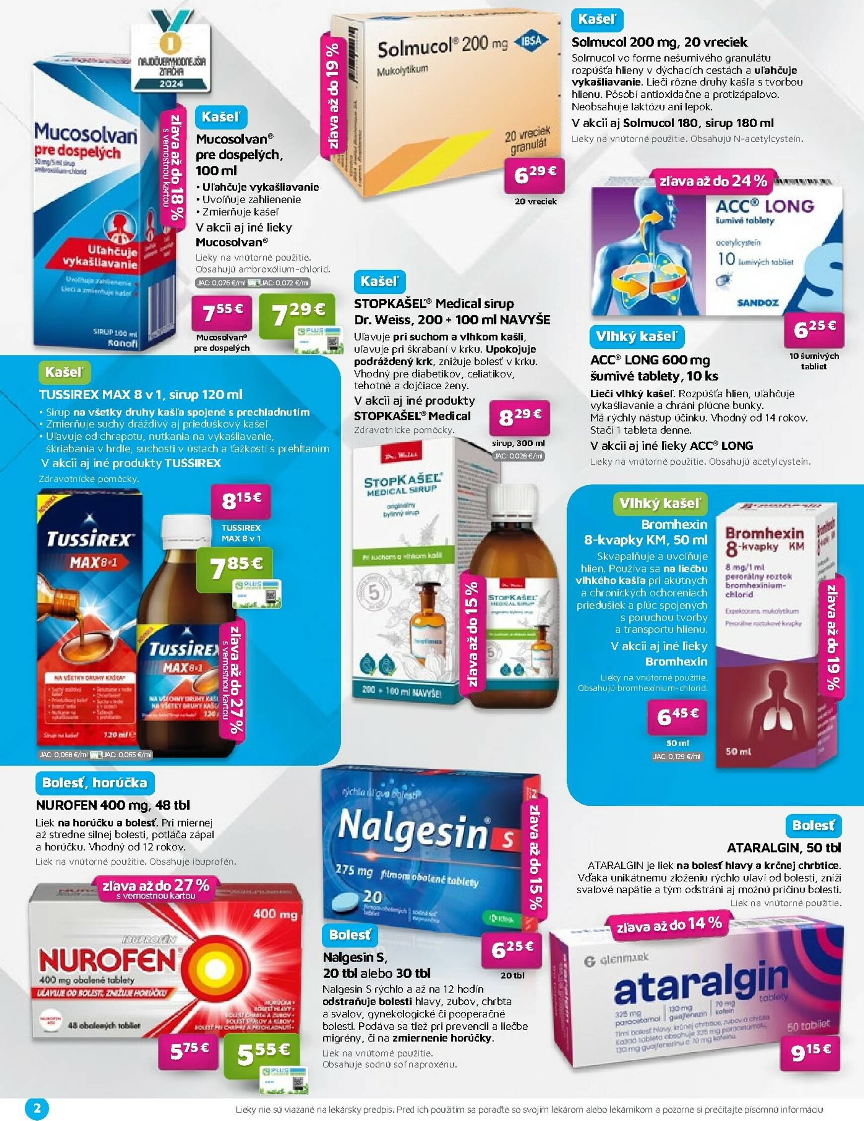 Page 2 of Aktuálny plus-lekaren leták platný od soboty 01.11 do 30.11