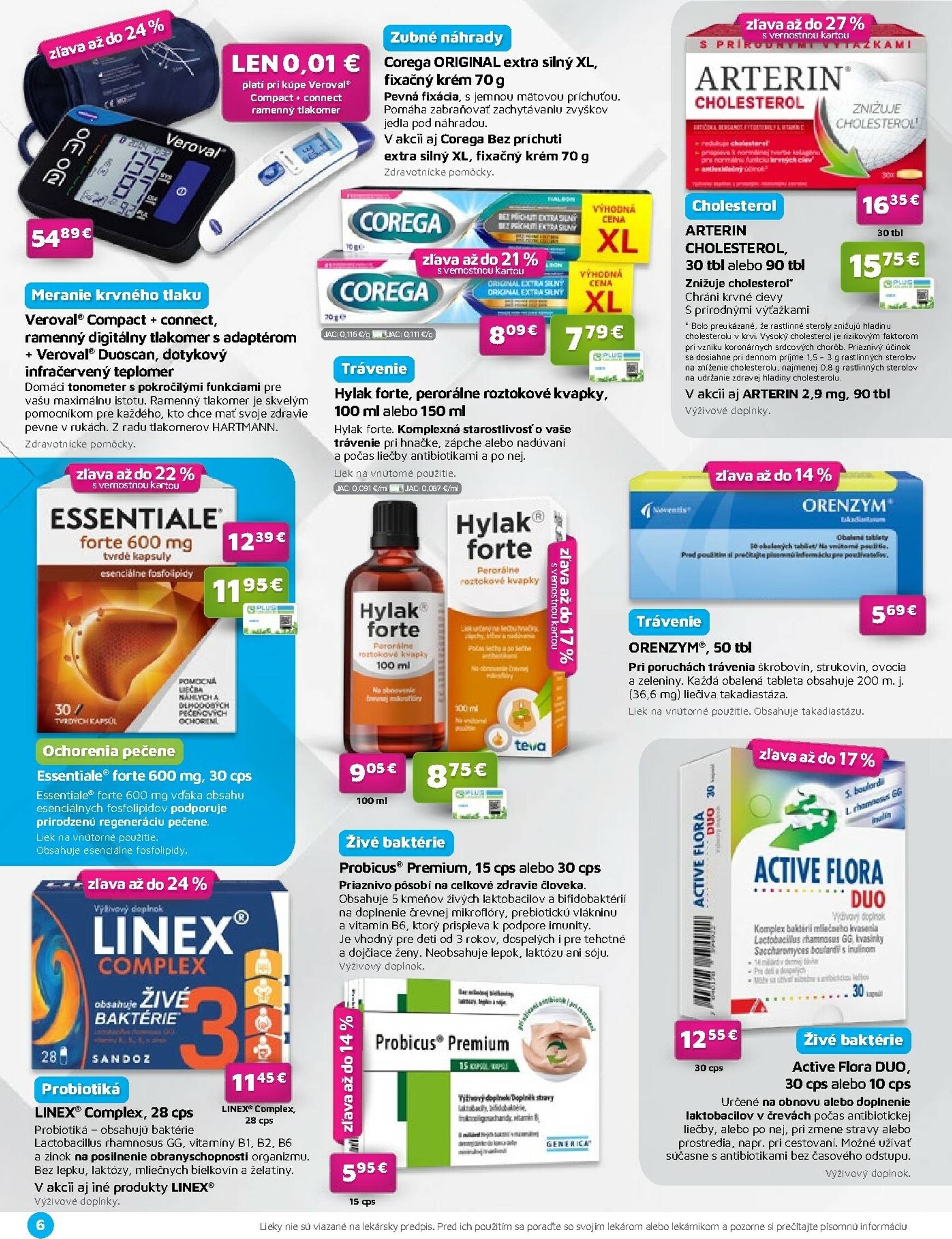 Page 6 of Aktuálny plus-lekaren leták platný od soboty 01.11 do 30.11