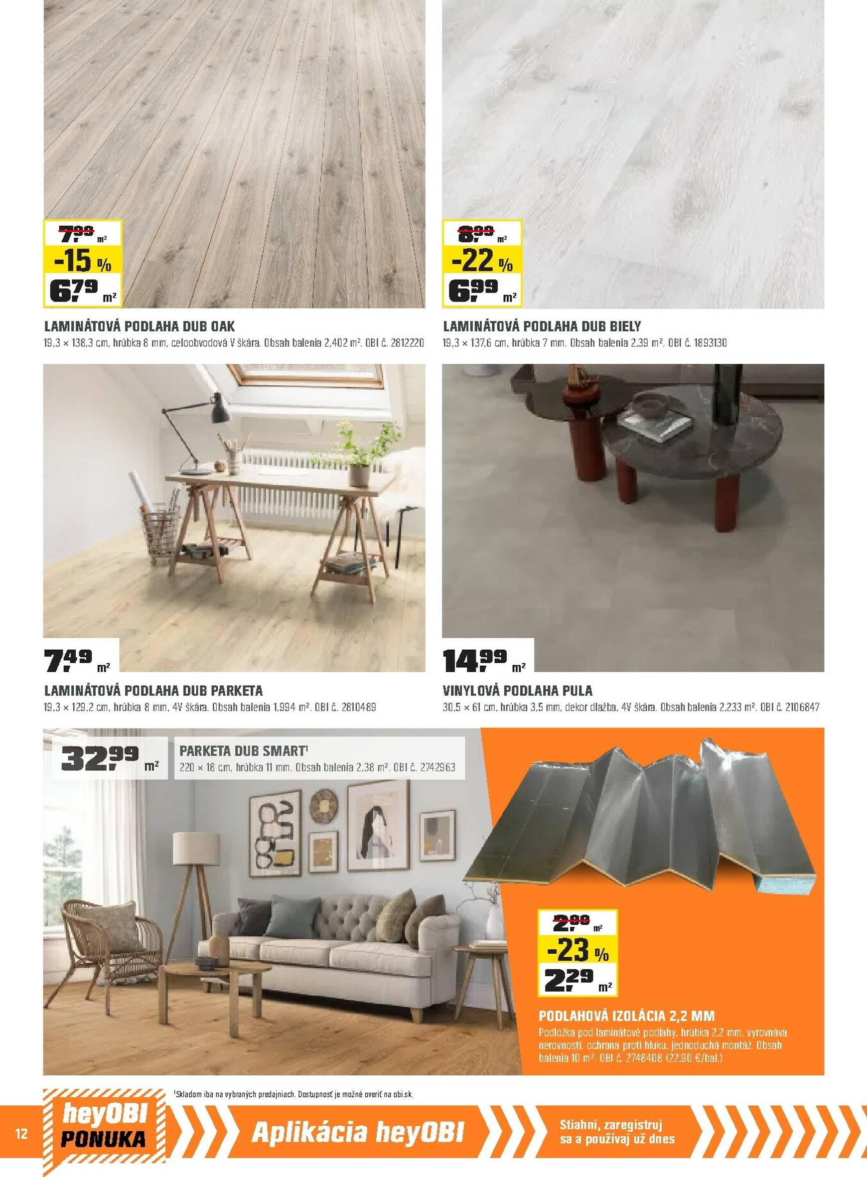 Page 12 of Aktuálny obi leták platný od soboty 01.11 do 30.11