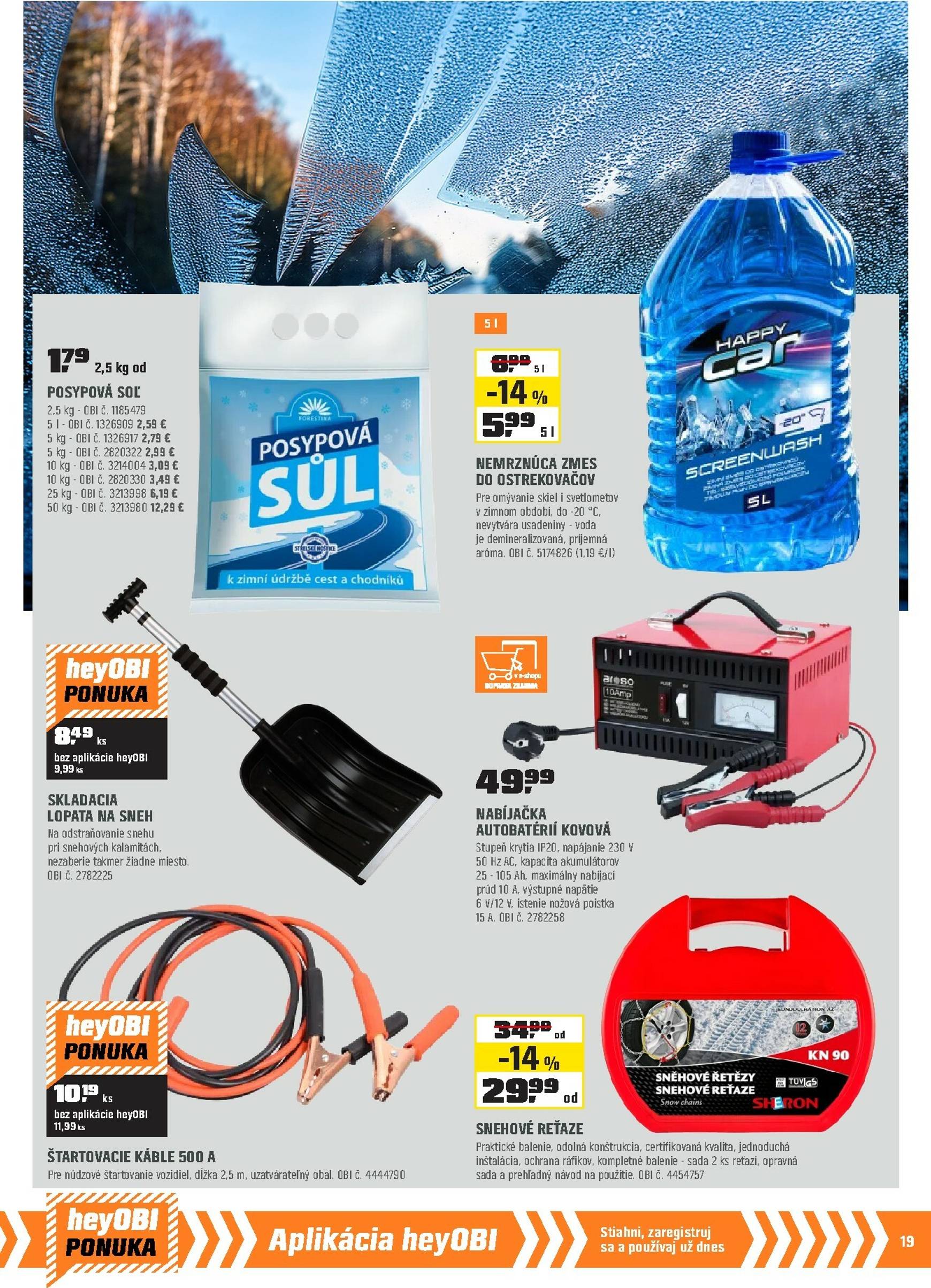 Page 19 of Aktuálny obi leták platný od soboty 01.11 do 30.11