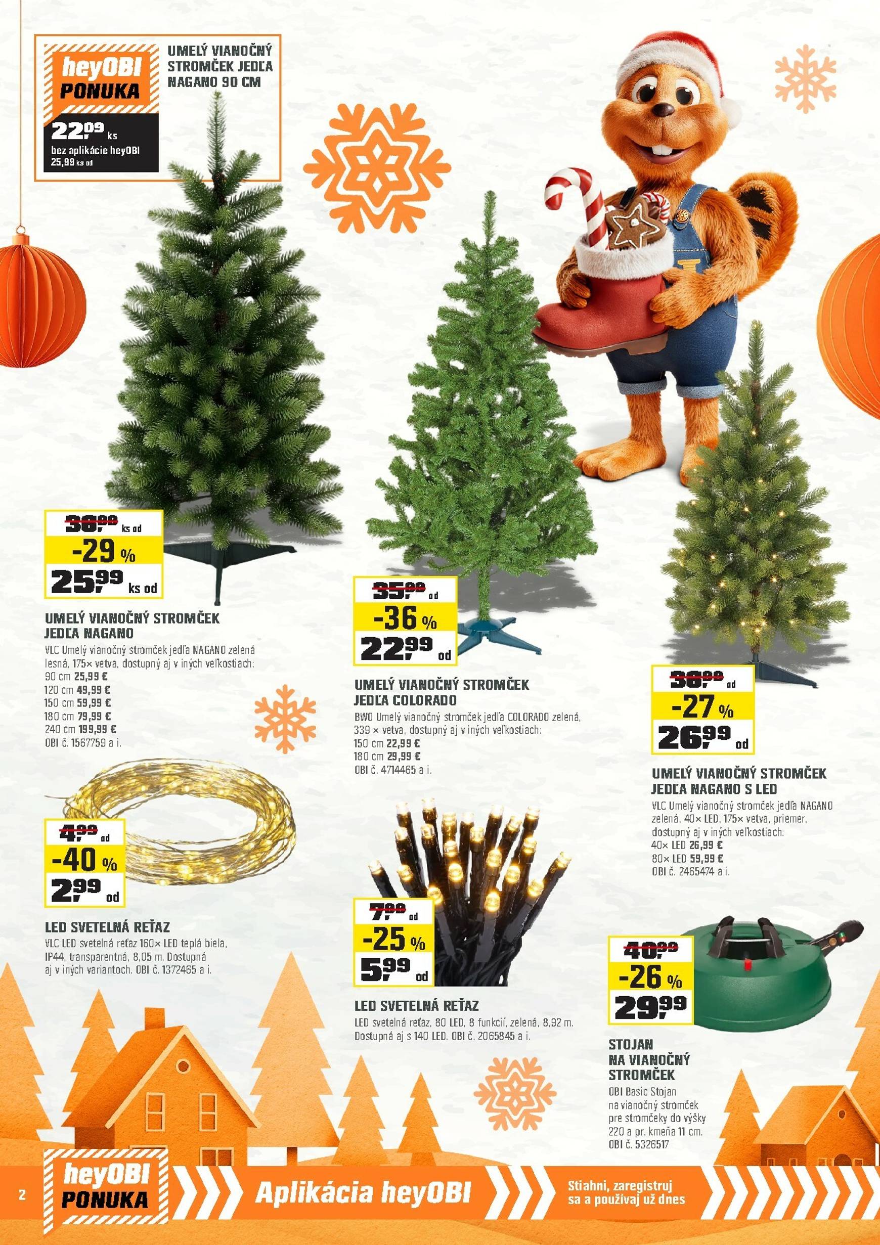 Page 2 of Aktuálny obi leták platný od soboty 01.11 do 30.11