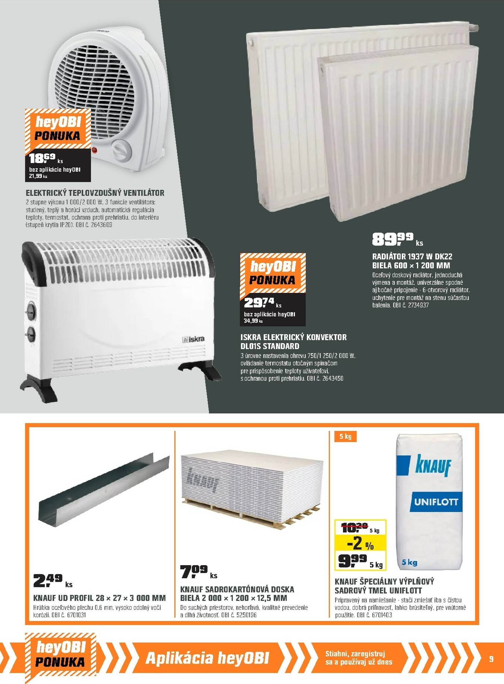 Page 9 of Aktuálny obi leták platný od soboty 01.11 do 30.11