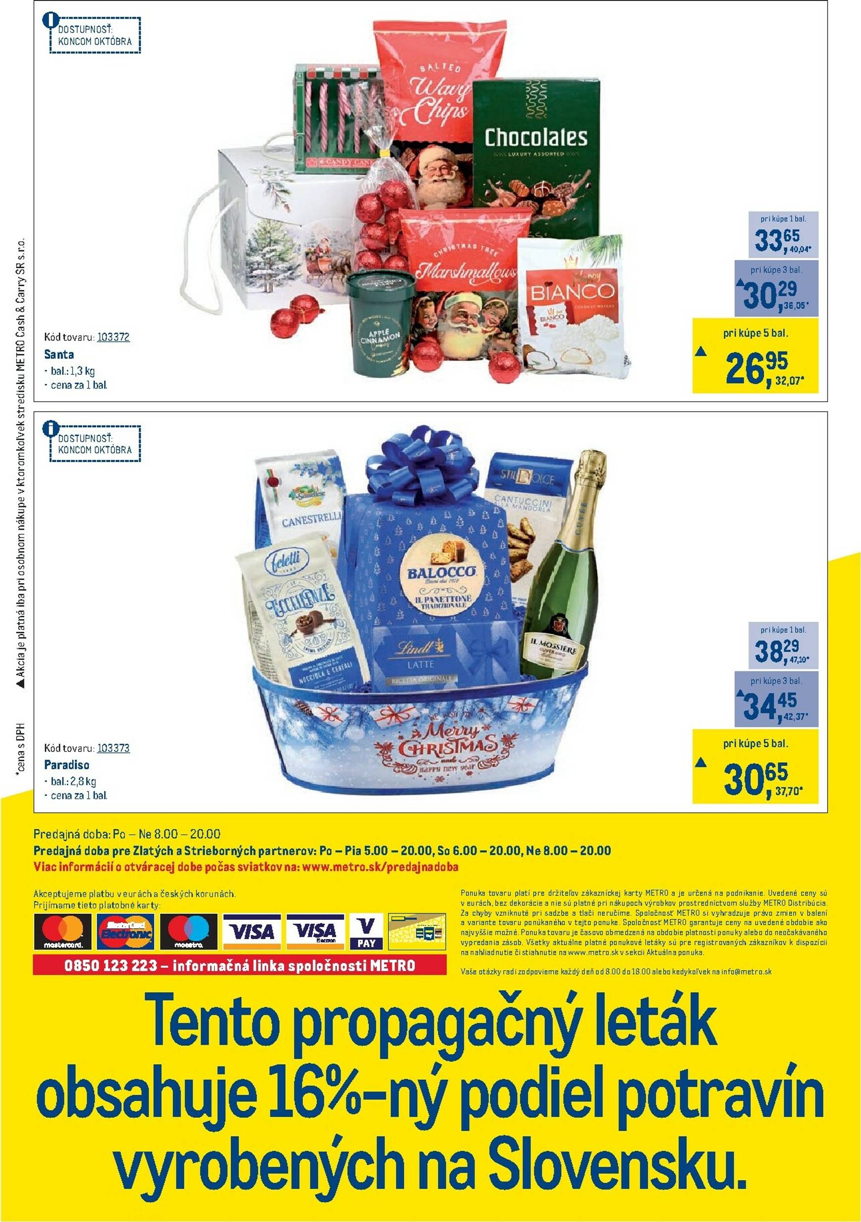 Page 12 of Aktuálny metro leták platný od stredy 08.10 do 18.11