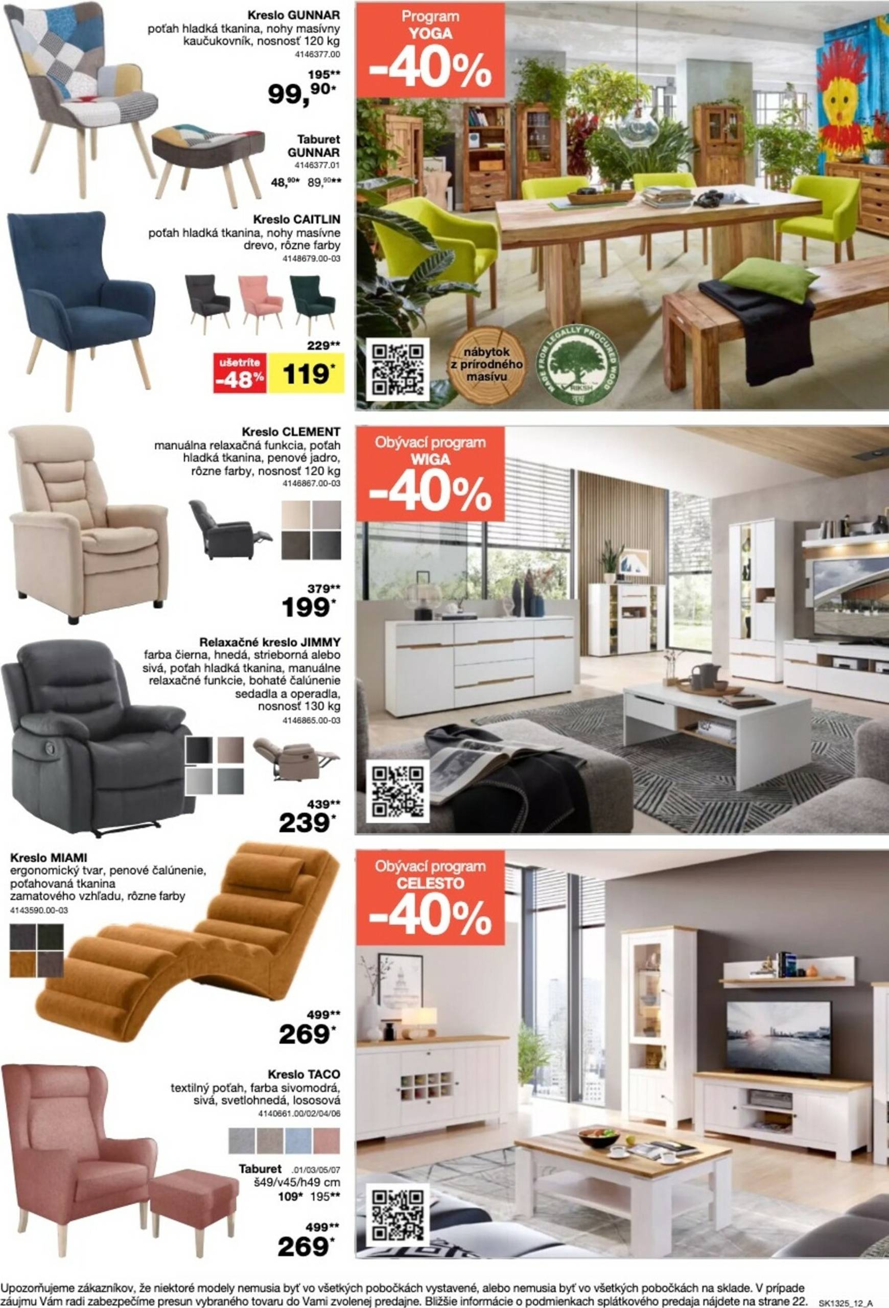 Page 12 of Aktuálny sconto-nabytok leták platný od stredy 15.10 do 04.11