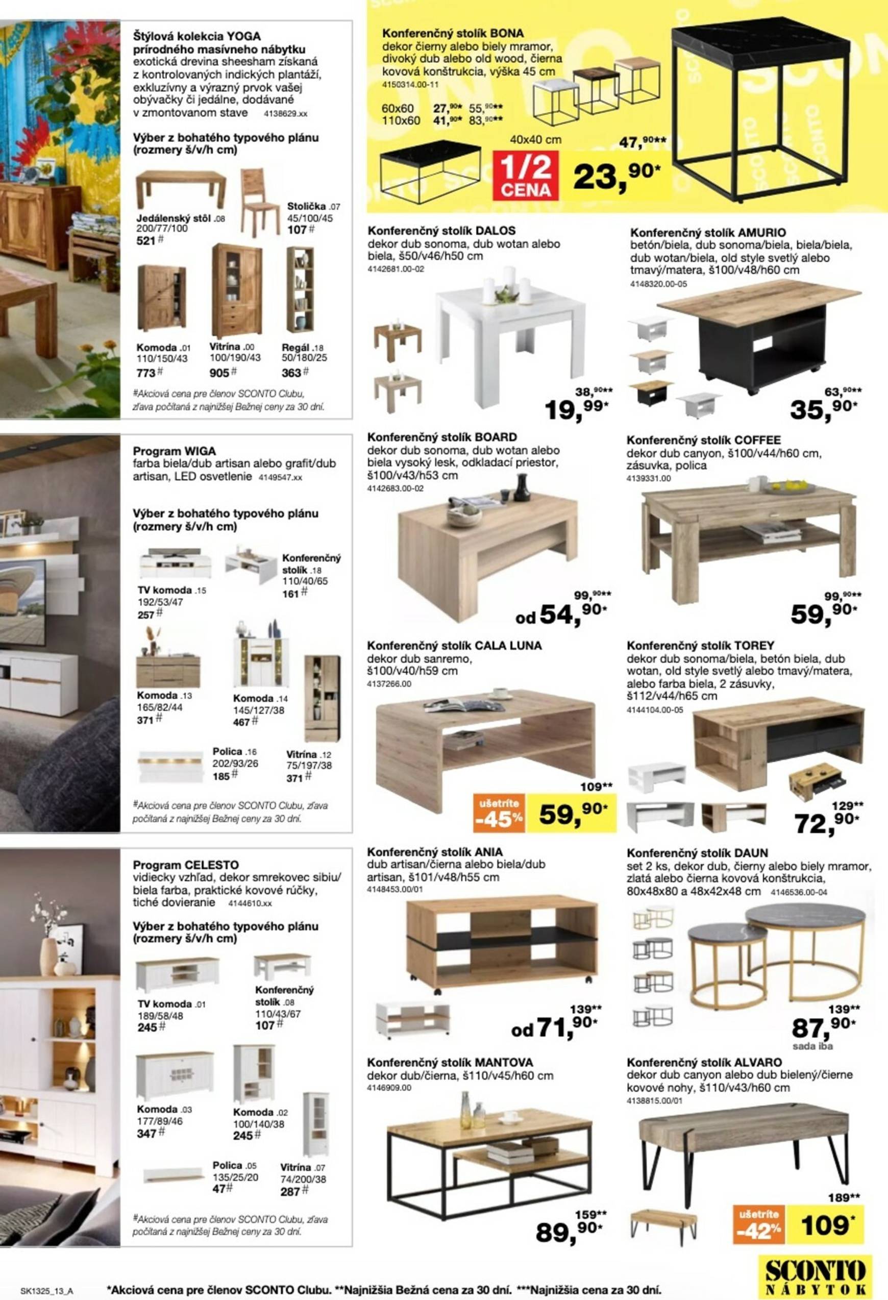 Page 13 of Aktuálny sconto-nabytok leták platný od stredy 15.10 do 04.11