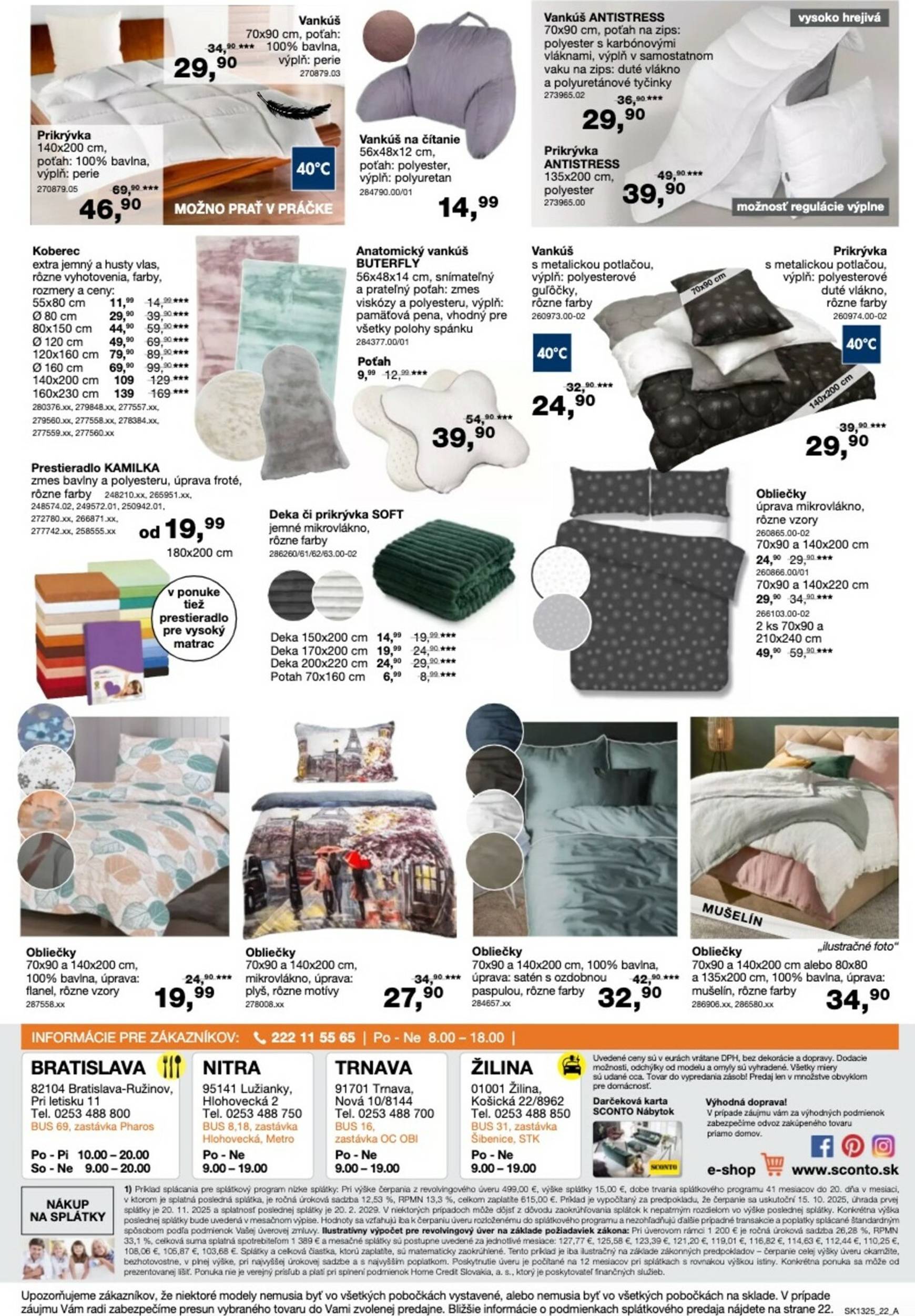 Page 22 of Aktuálny sconto-nabytok leták platný od stredy 15.10 do 04.11