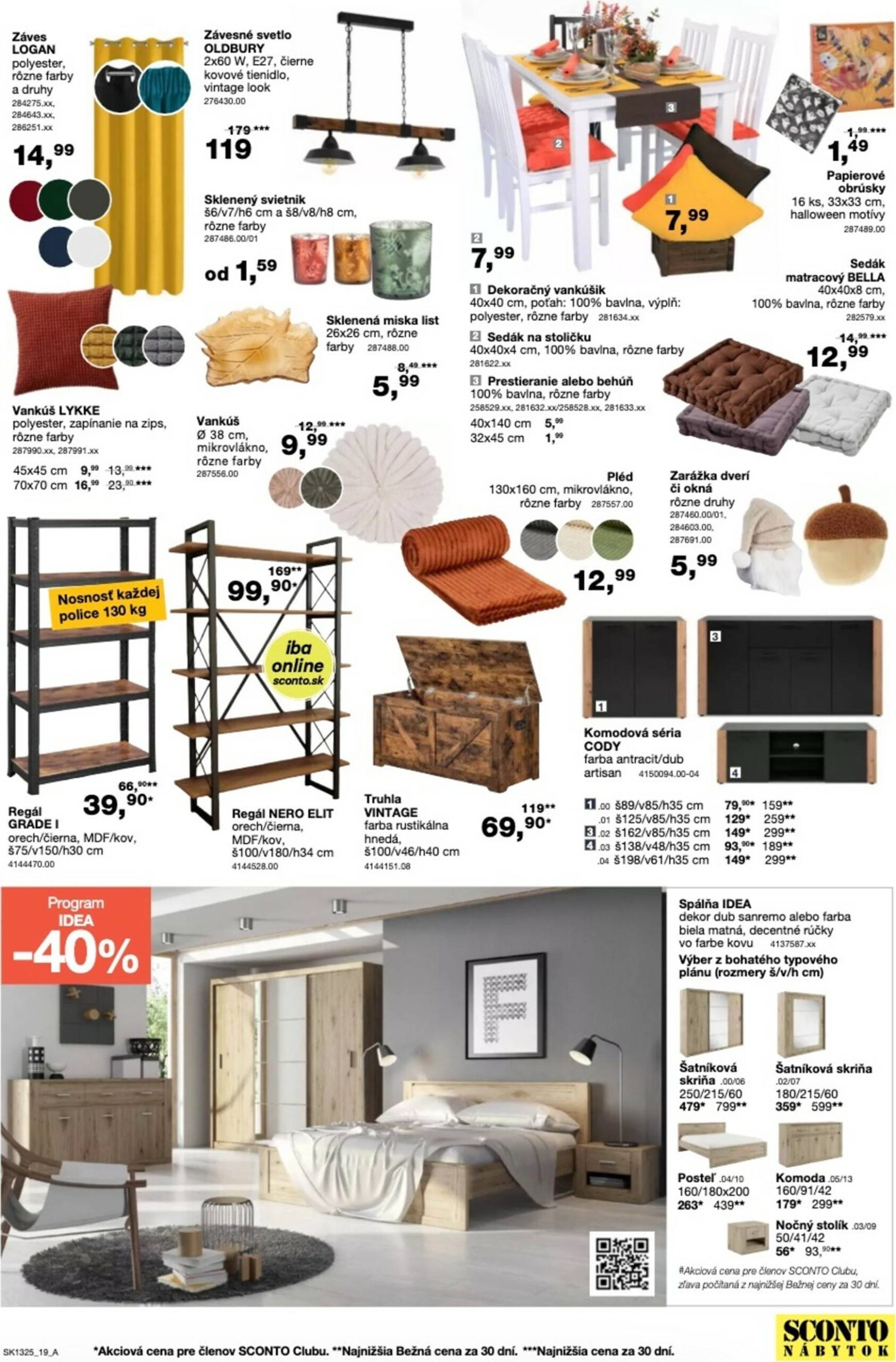 Page 19 of Aktuálny sconto-nabytok leták platný od stredy 15.10 do 04.11