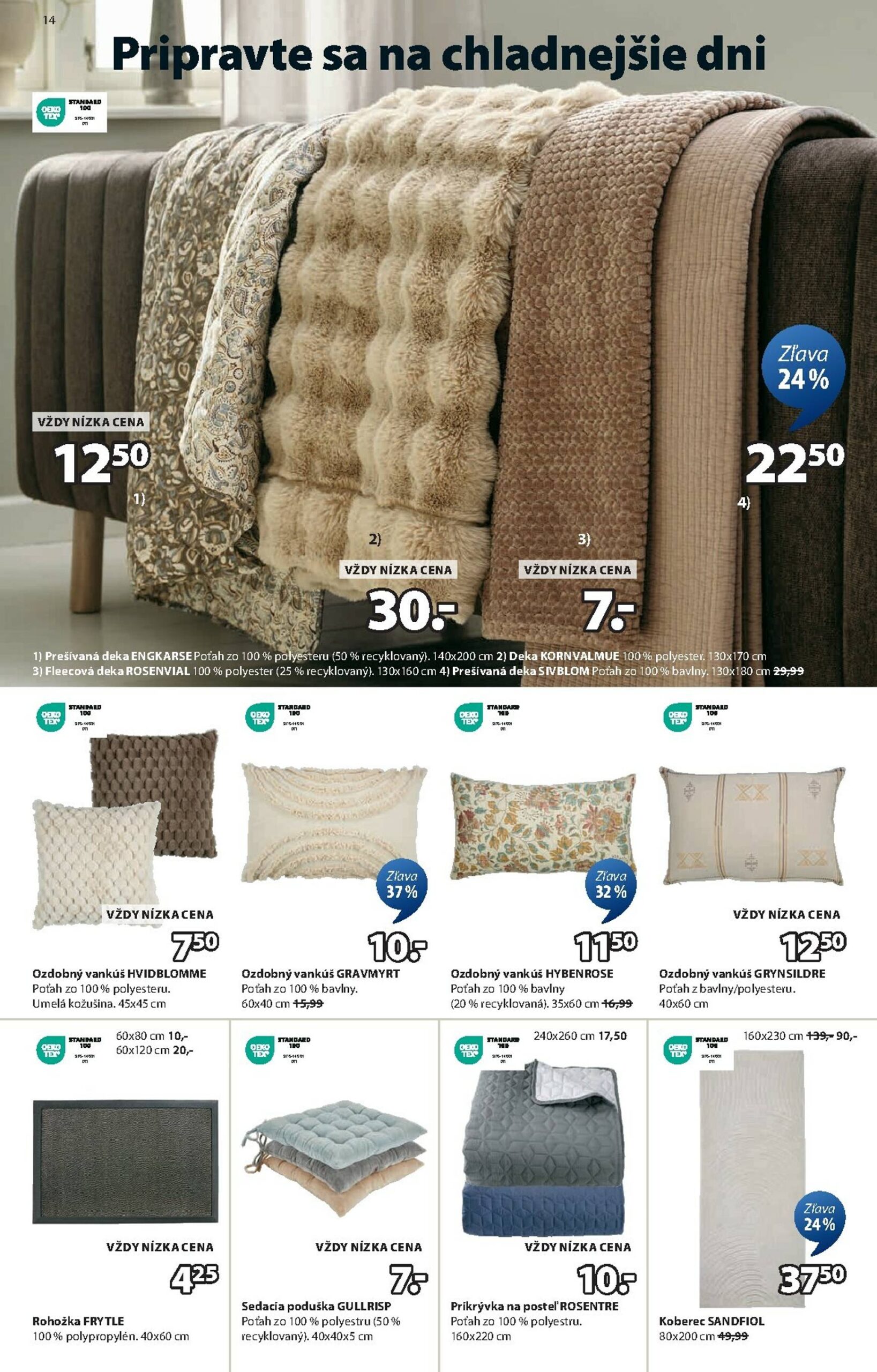 Page 14 of Aktuálny jysk leták platný od stredy 15.10 do 23.11