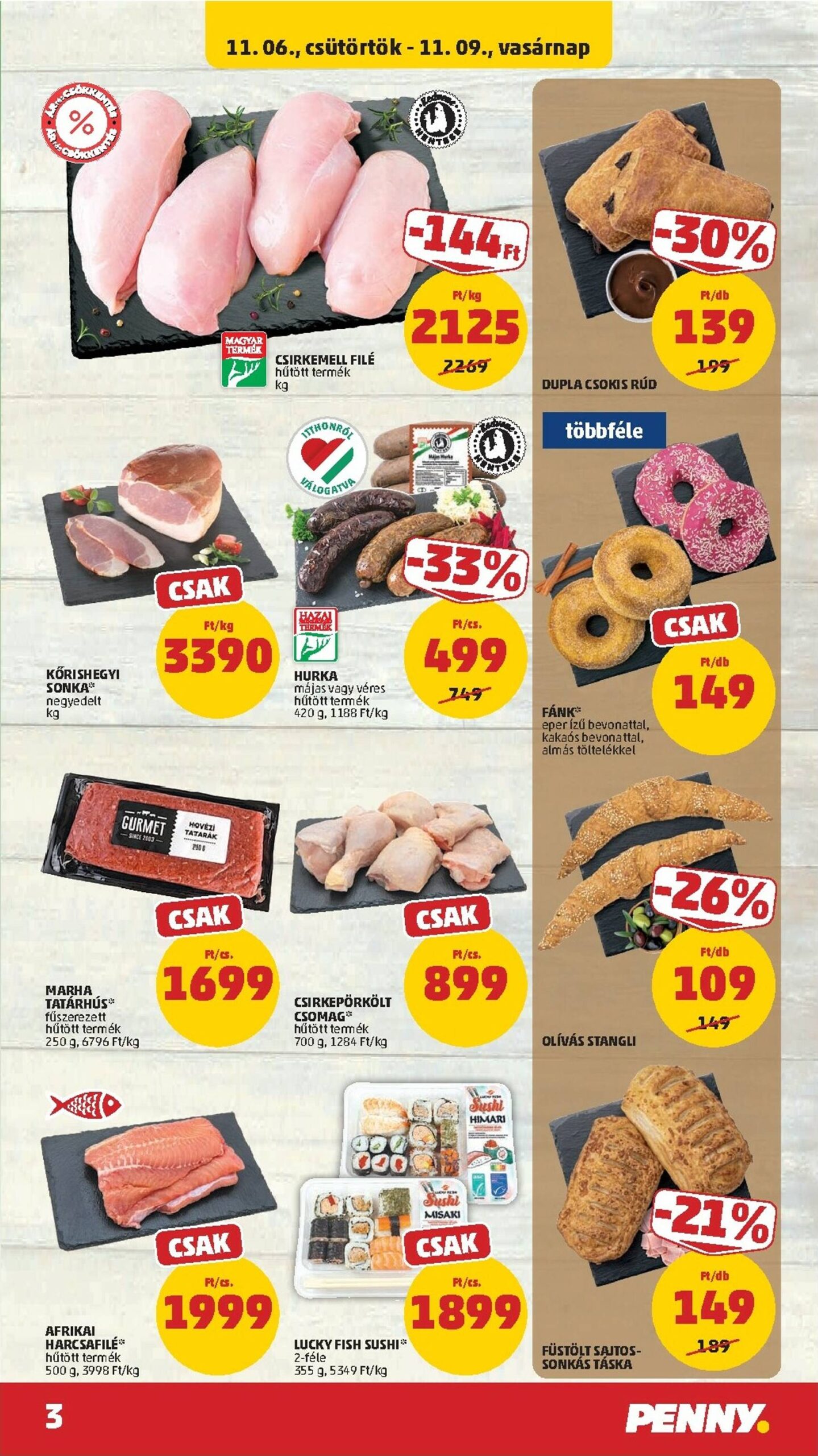 Page 3 of Aktuálny penny-madarsko leták platný od štvrtka 06.11 do 12.11