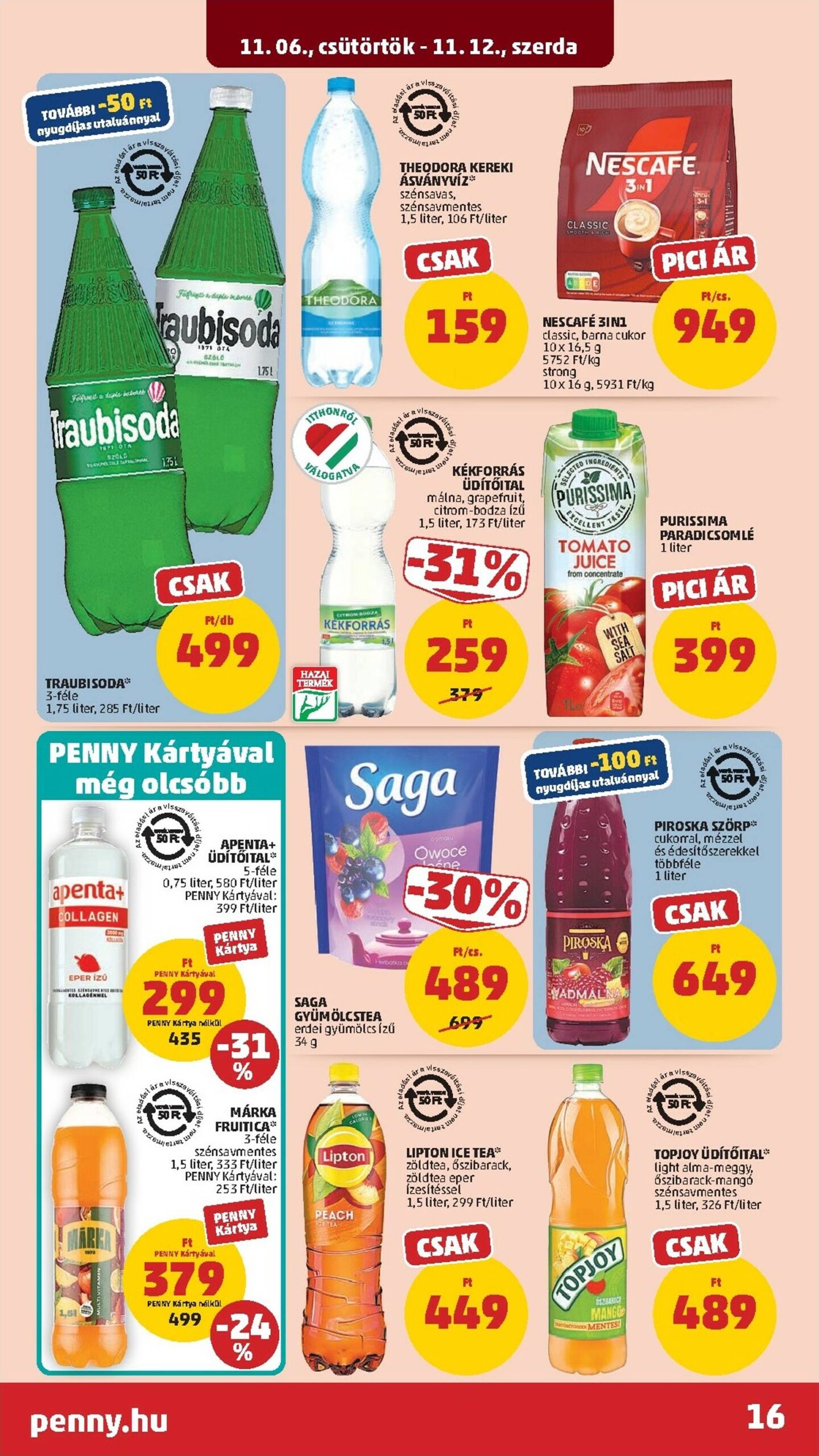 Page 20 of Aktuálny penny-madarsko leták platný od štvrtka 06.11 do 12.11