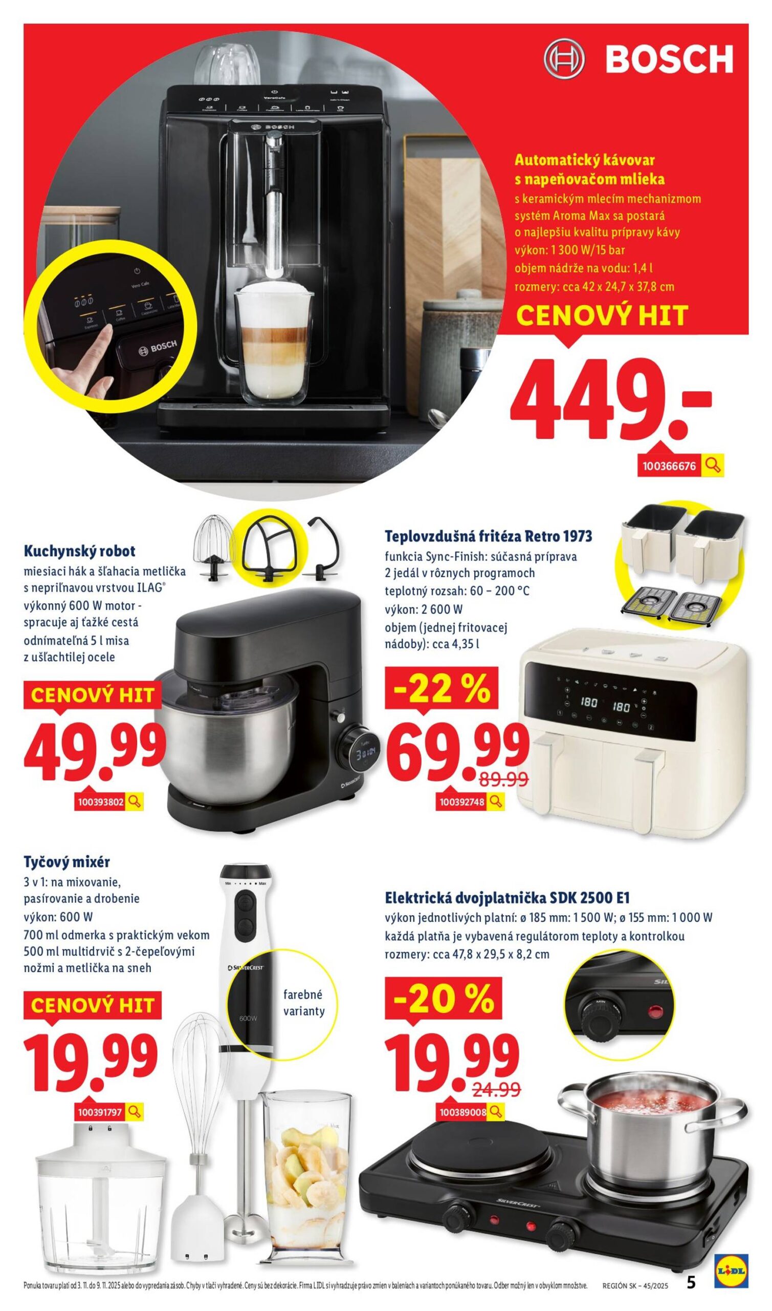 Page 5 of Aktuálny lidl leták platný od pondelka 03.11 do 09.11