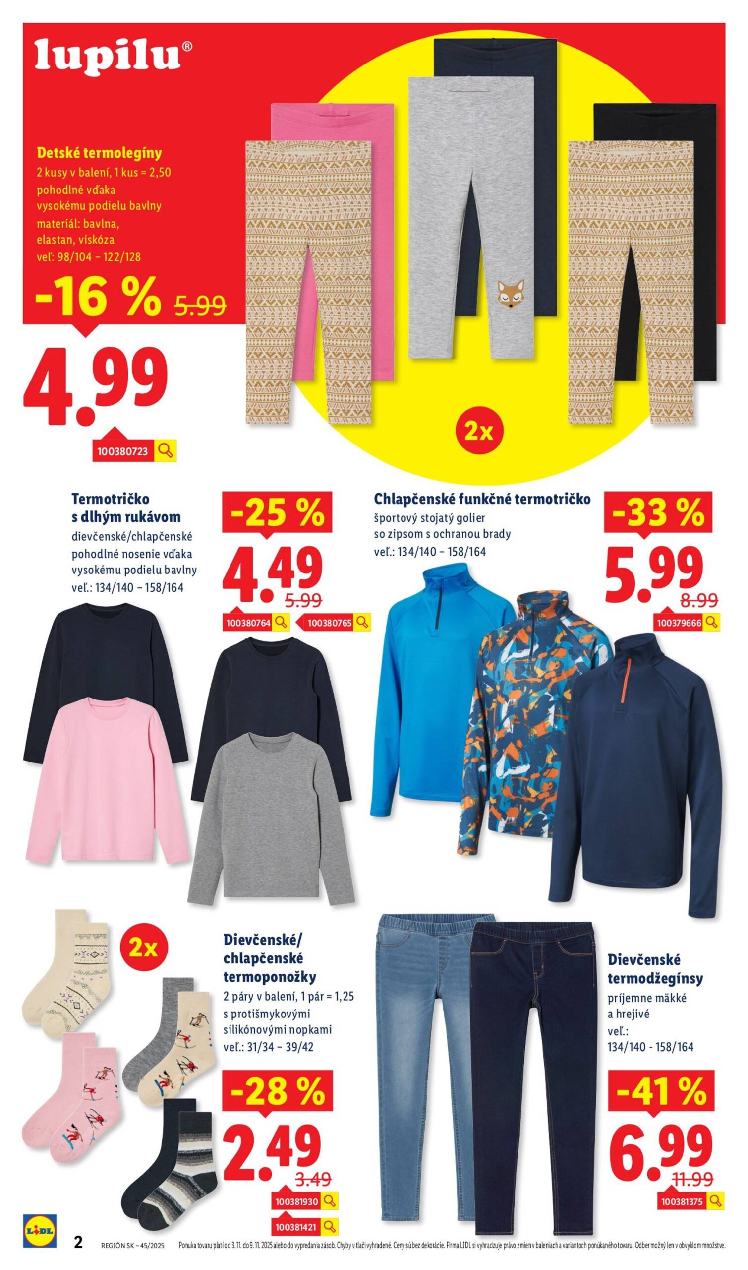Page 2 of Aktuálny lidl leták platný od pondelka 03.11 do 09.11