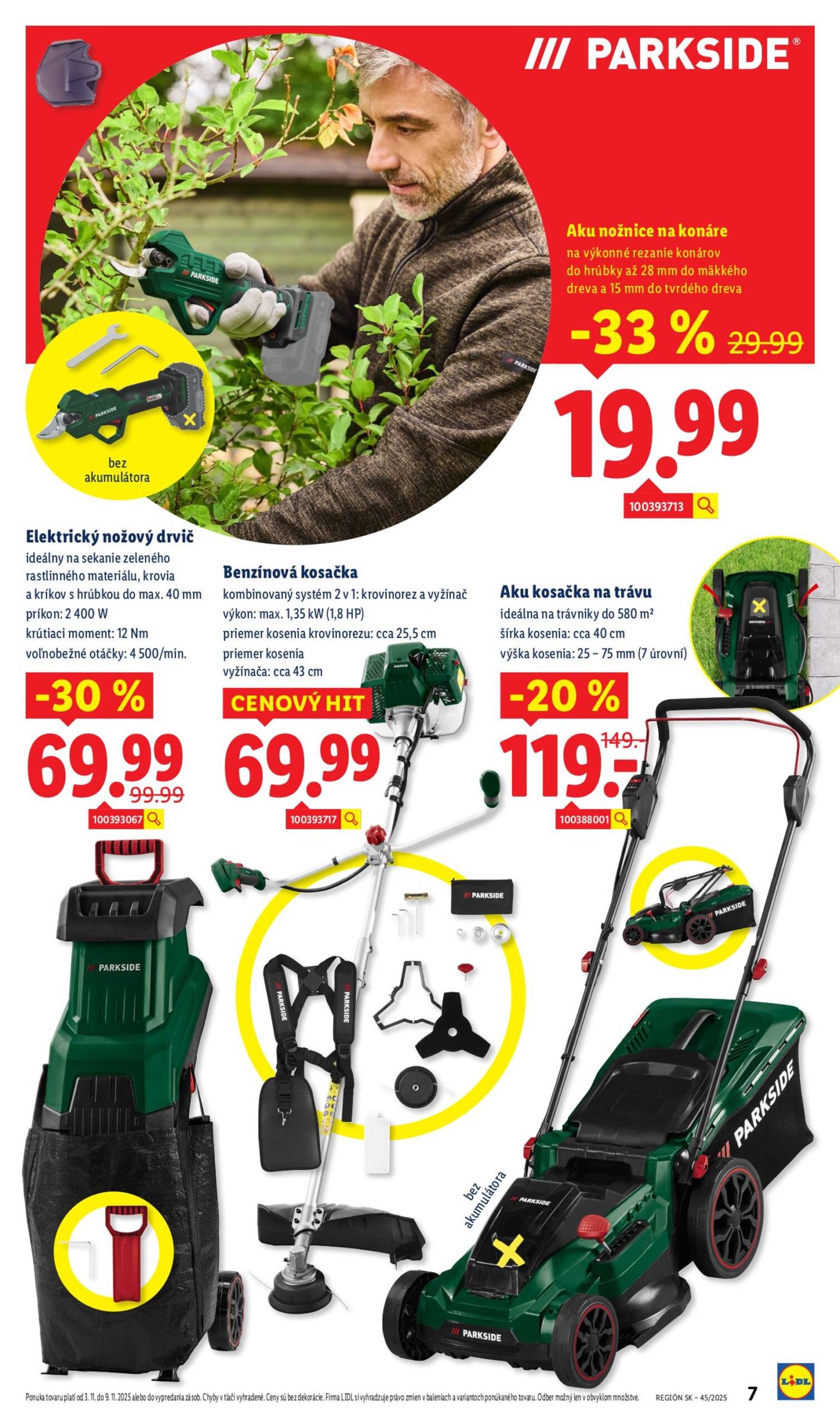 Page 7 of Aktuálny lidl leták platný od pondelka 03.11 do 09.11