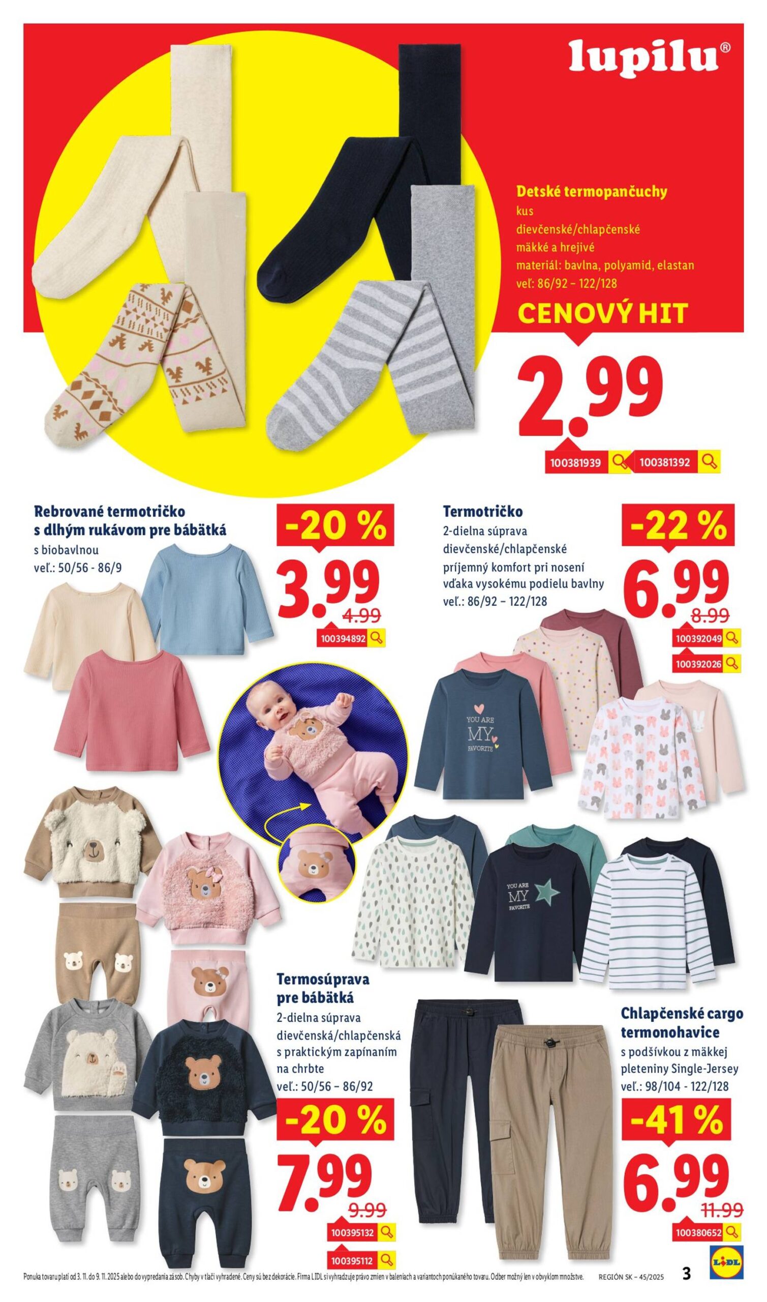 Page 3 of Aktuálny lidl leták platný od pondelka 03.11 do 09.11