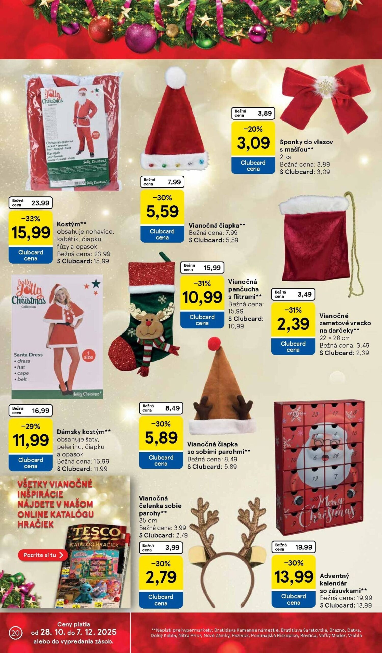Page 20 of Aktuálny tesco leták platný od stredy 29.10 do 04.11