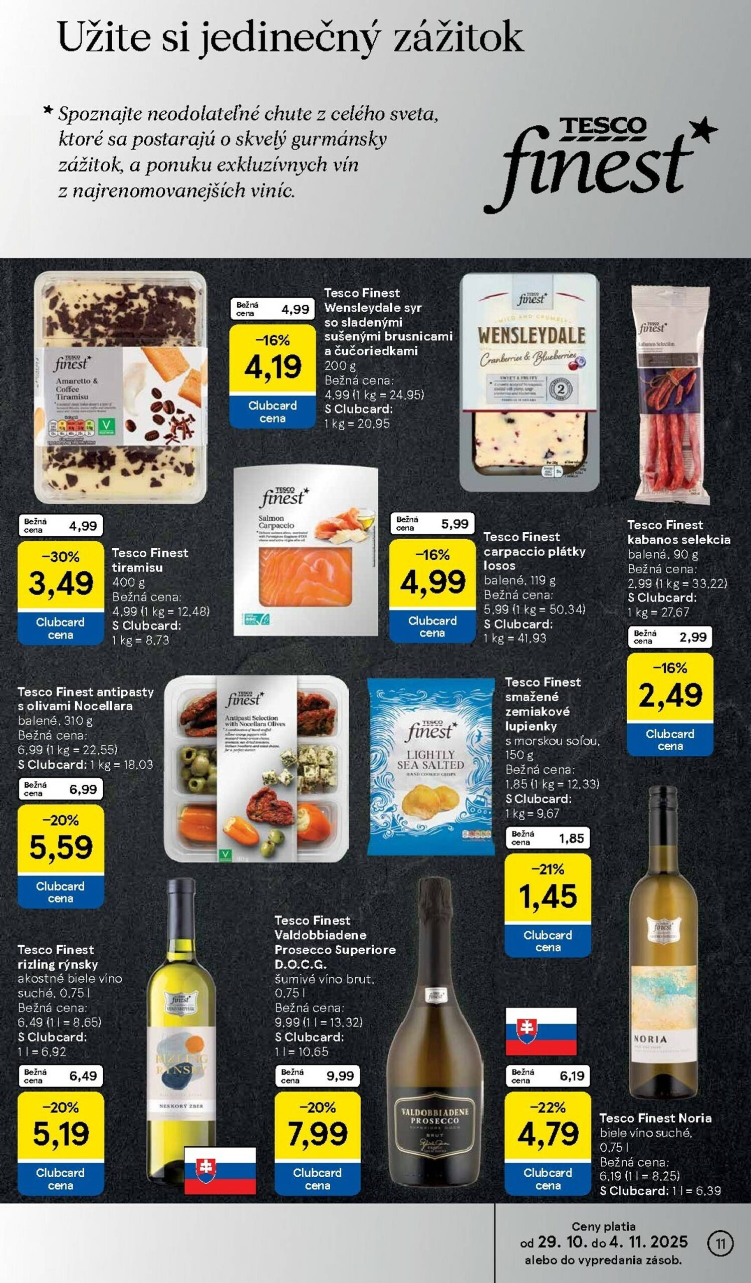 Page 11 of Aktuálny tesco leták platný od stredy 29.10 do 04.11