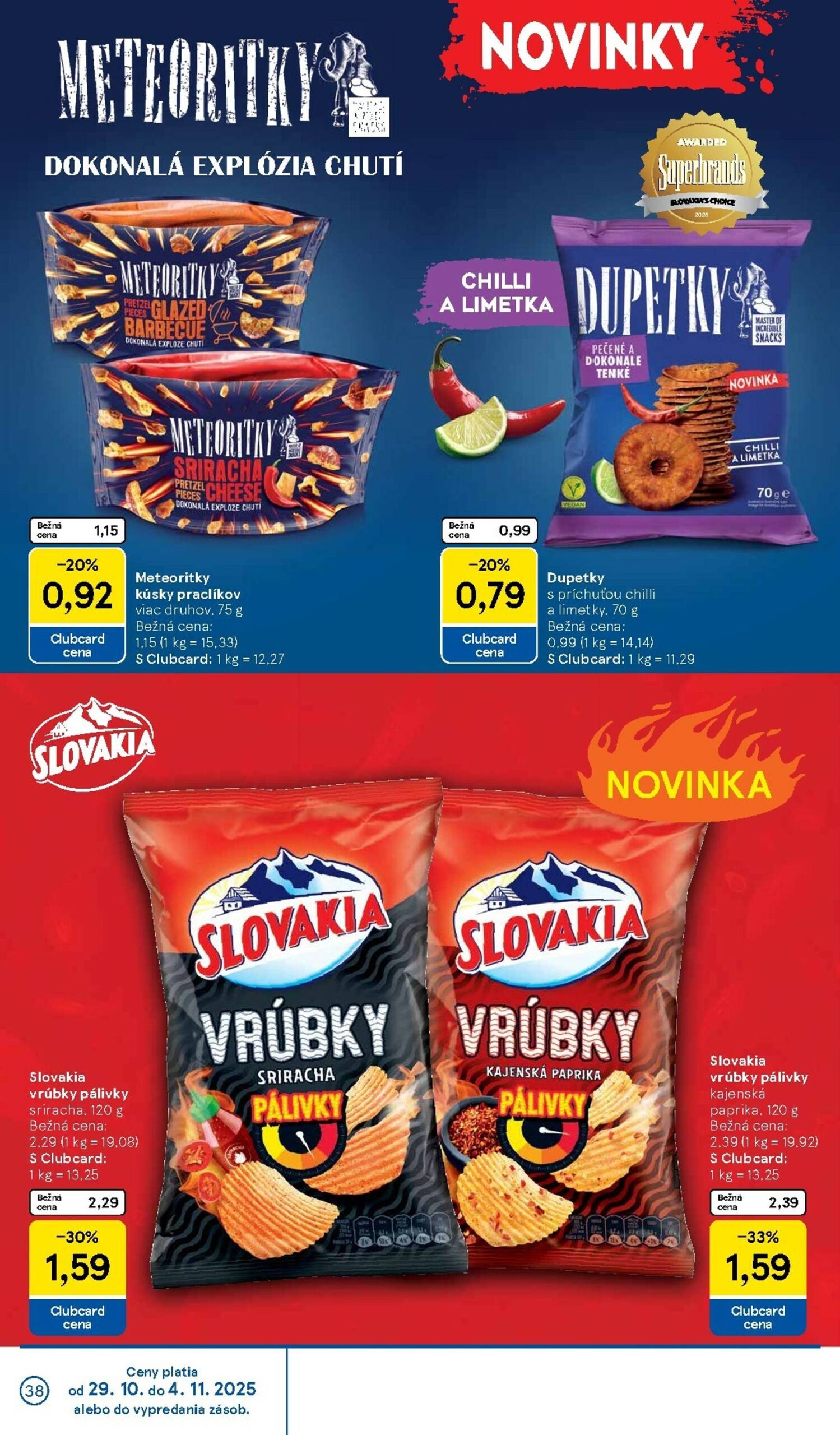 Page 38 of Aktuálny tesco leták platný od stredy 29.10 do 04.11