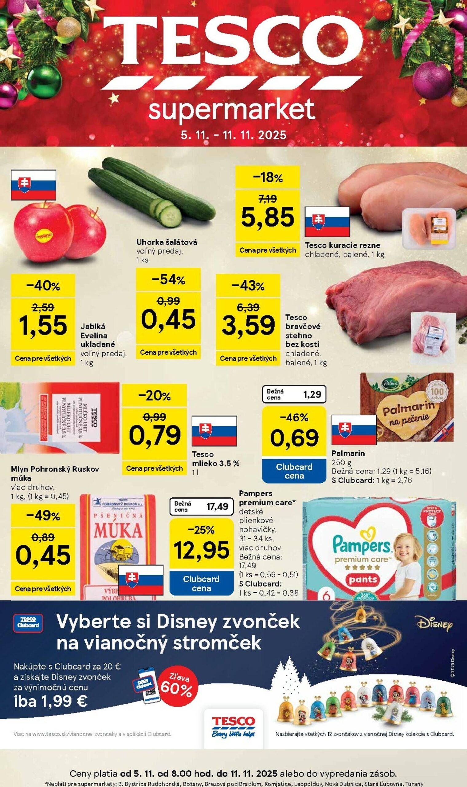 Page 1 of Aktuálny tesco leták platný od stredy 05.11 do 11.11