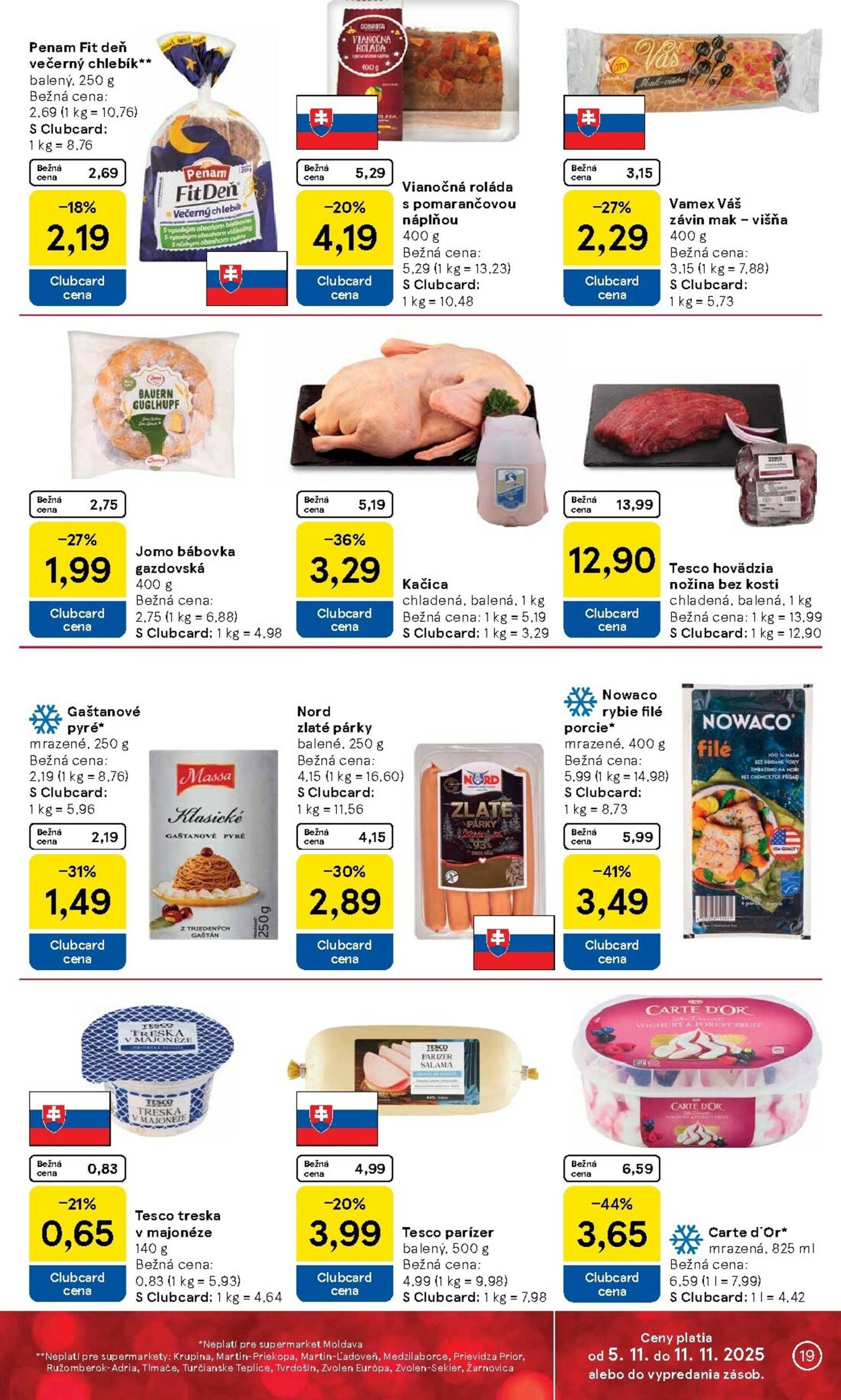 Page 19 of Aktuálny tesco leták platný od stredy 05.11 do 11.11