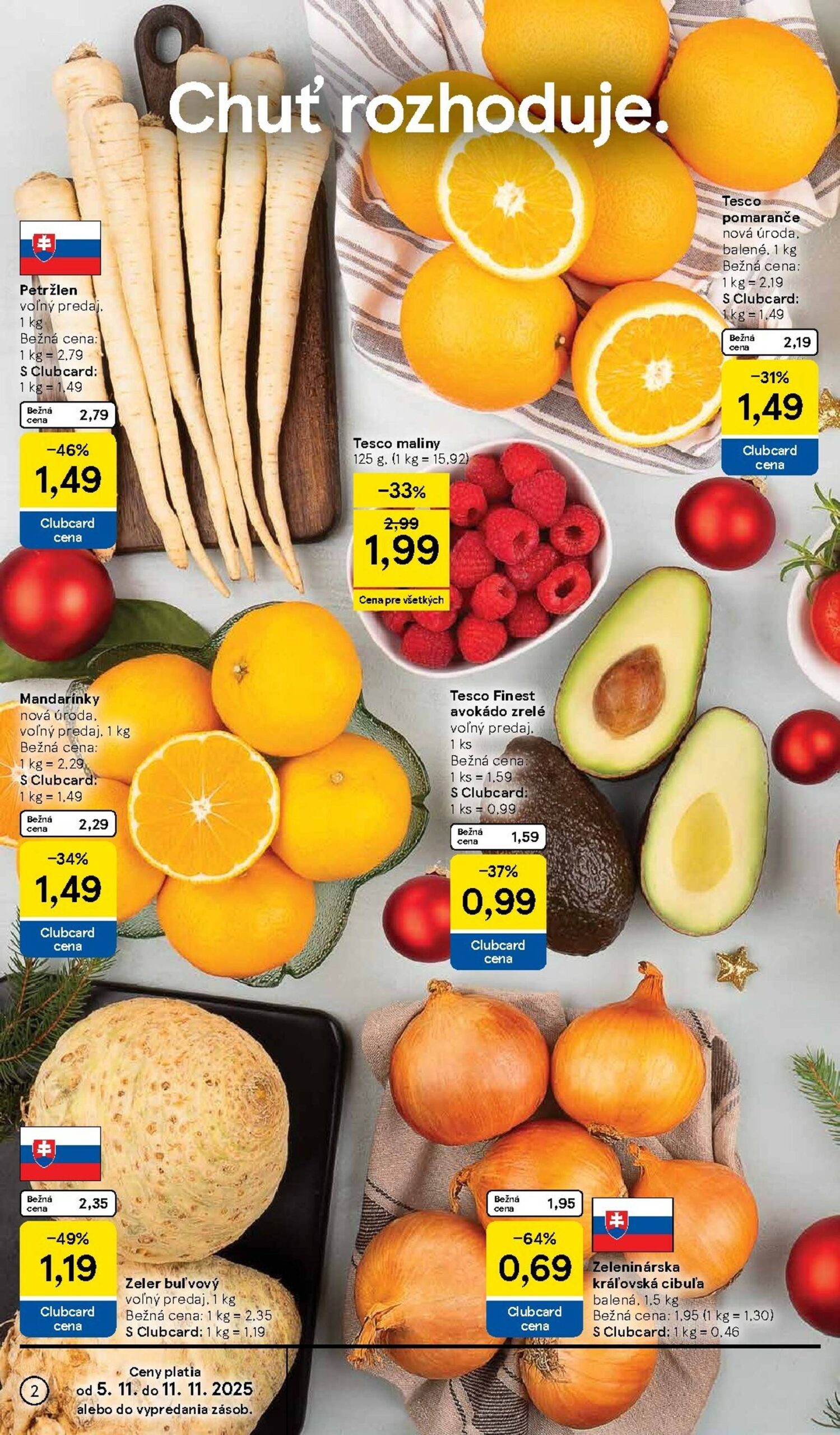 Page 2 of Aktuálny tesco leták platný od stredy 05.11 do 11.11