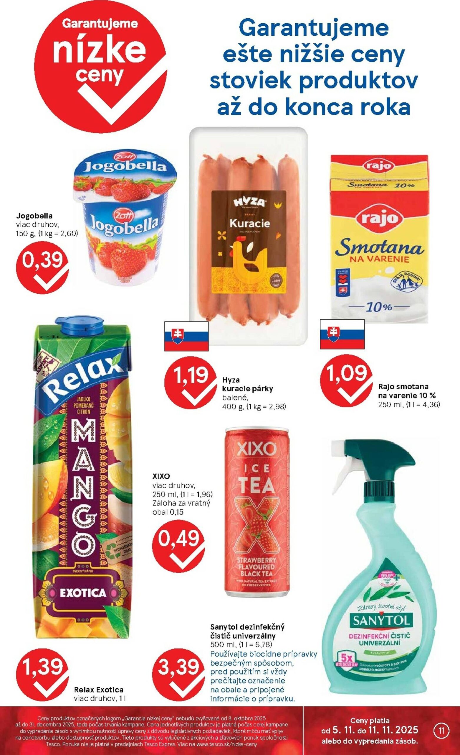 Page 11 of Aktuálny tesco leták platný od stredy 05.11 do 11.11