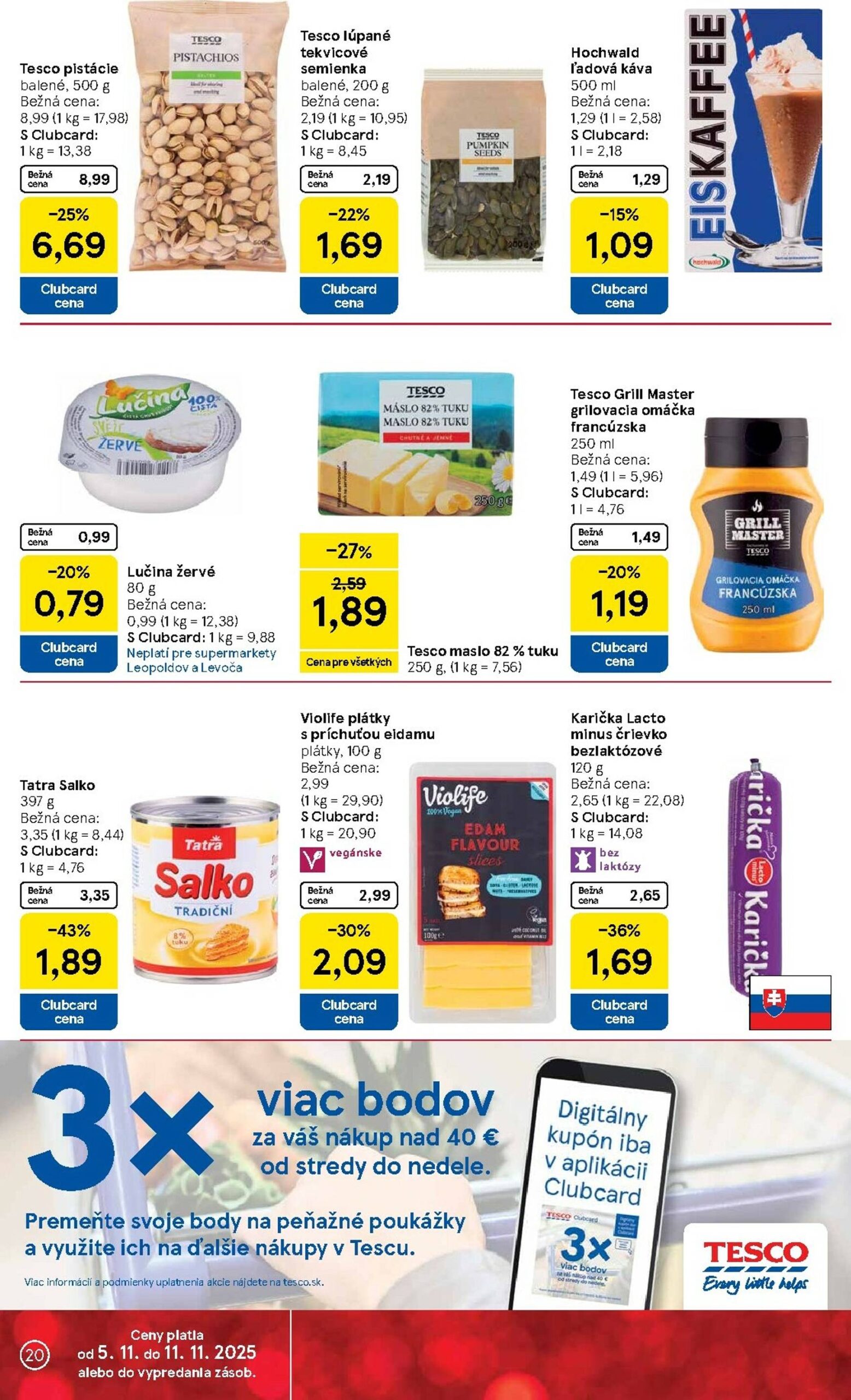 Page 20 of Aktuálny tesco leták platný od stredy 05.11 do 11.11