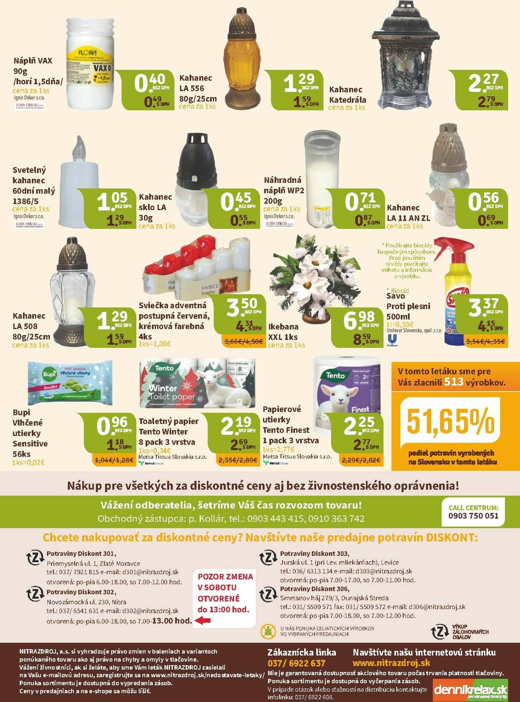 Page 8 of Aktuálny nitrazdroj leták platný od piatka 17.10 do 04.11